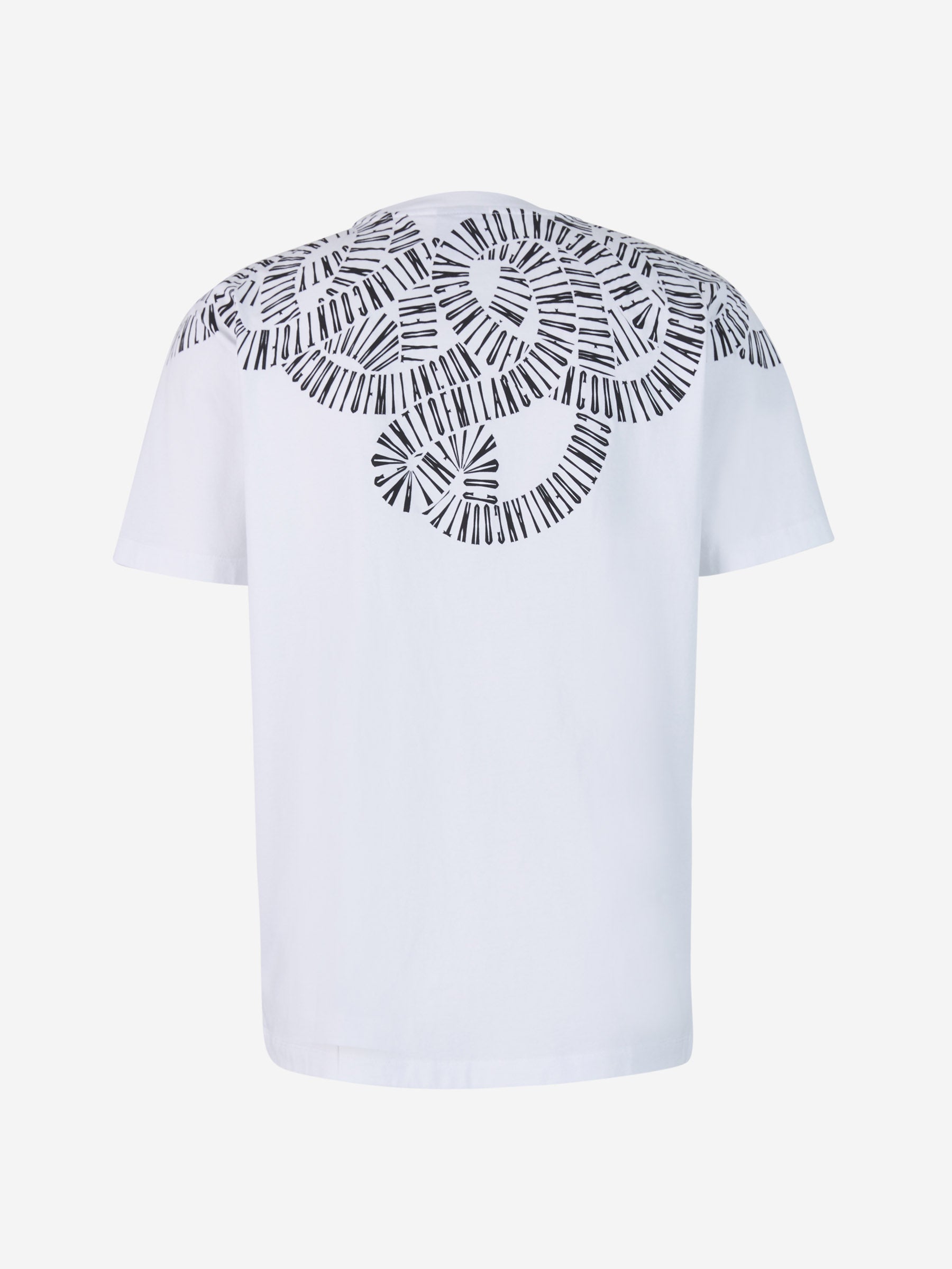 Outlet online Marcelo Burlon Hombre Camiseta Efecto Domino color Blanco sku 553-002838 01 - Foto 1