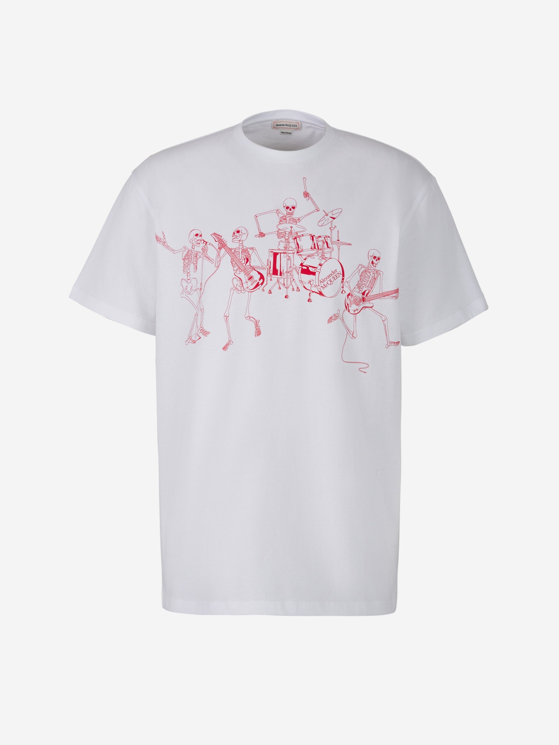 Outlet online McQueen Hombre Camiseta Estampado Calaveras color Negro sku 553-002967 01 - Foto 1
