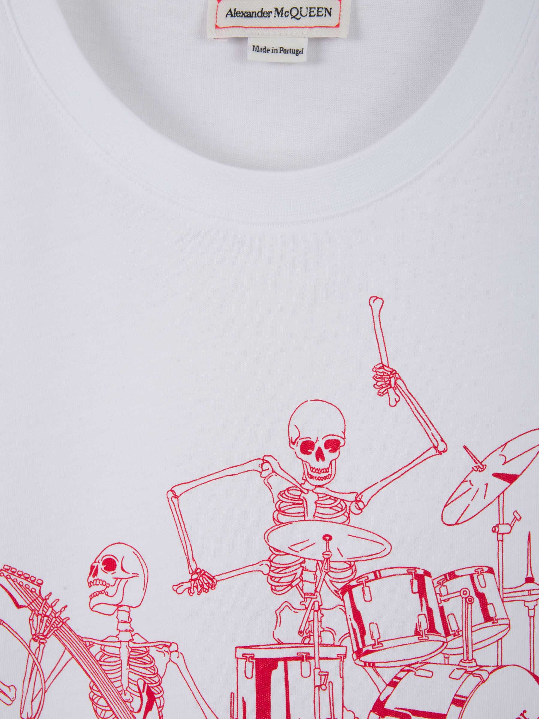 Outlet online McQueen Hombre Camiseta Estampado Calaveras color Negro sku 553-002967 01 - Foto 3