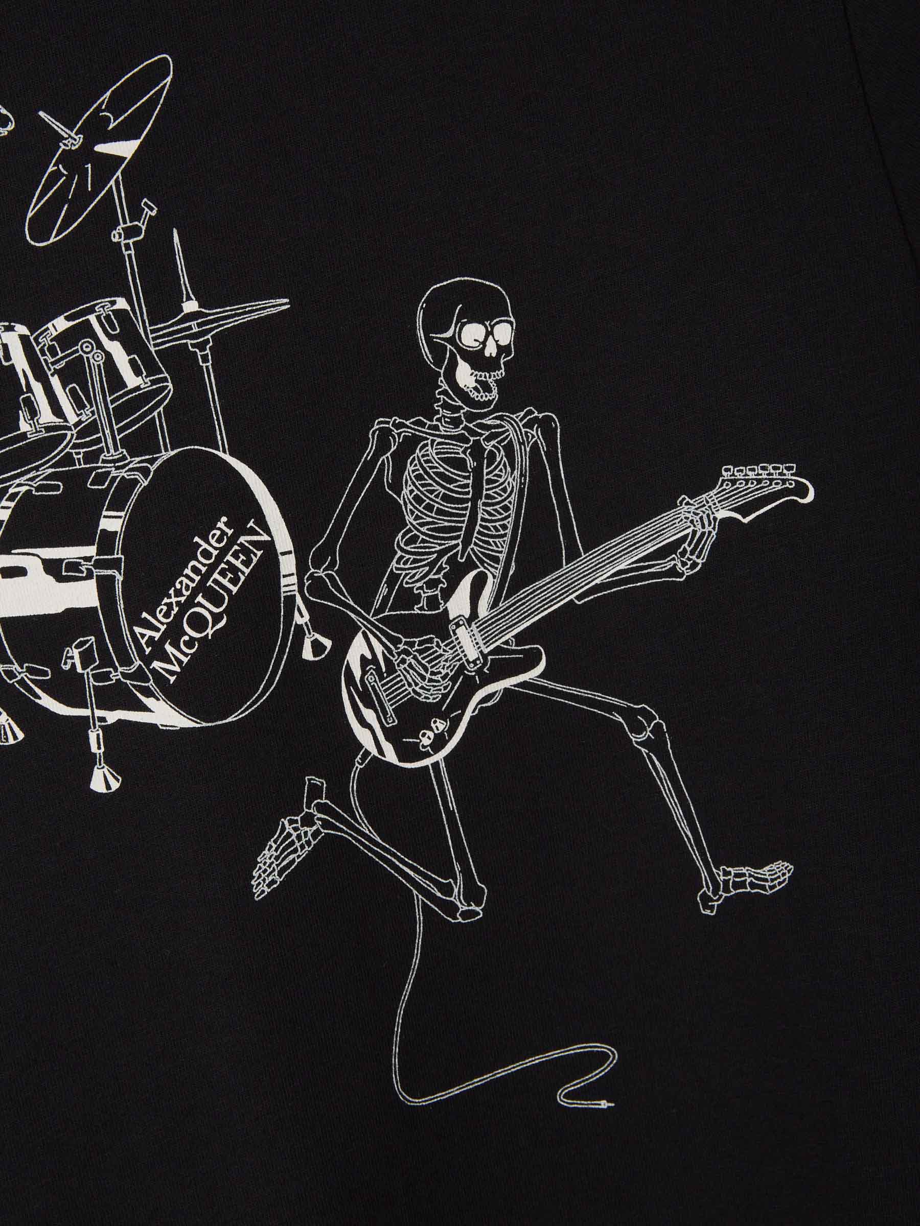 Outlet online McQueen Hombre Camiseta Estampado Calaveras color Negro sku 553-002967 01 - Foto 5