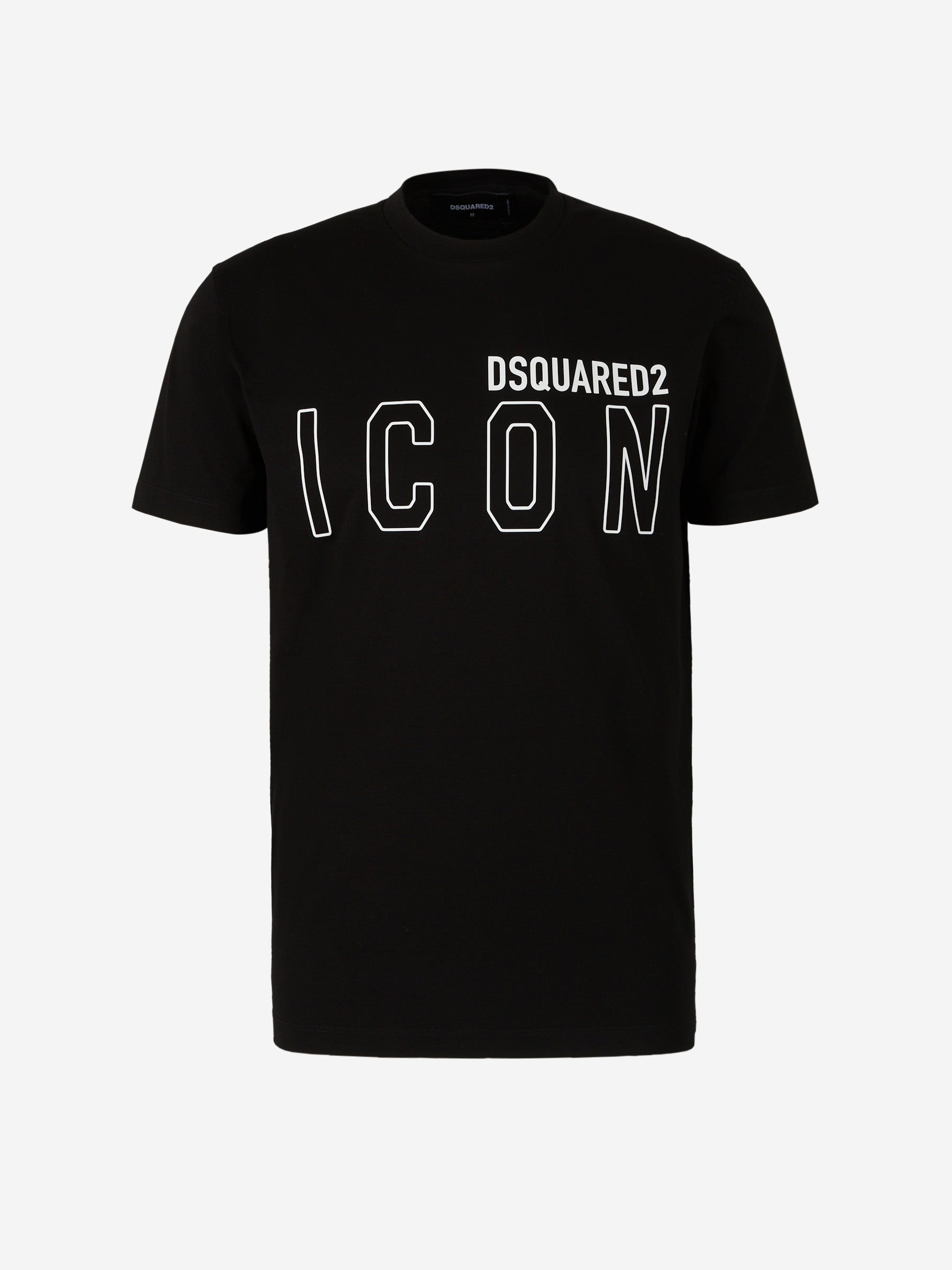 Outlet online Dsquared2 Hombre Camiseta Logo Contraste color Blanco sku 553-002985 02 - Foto 3