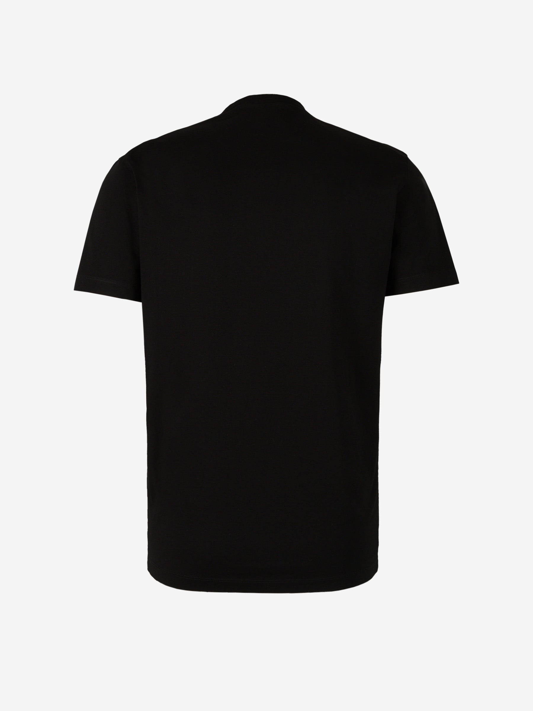 Outlet online Dsquared2 Hombre Camiseta Logo Contraste color Negro sku 553-002985 01 - Foto 2
