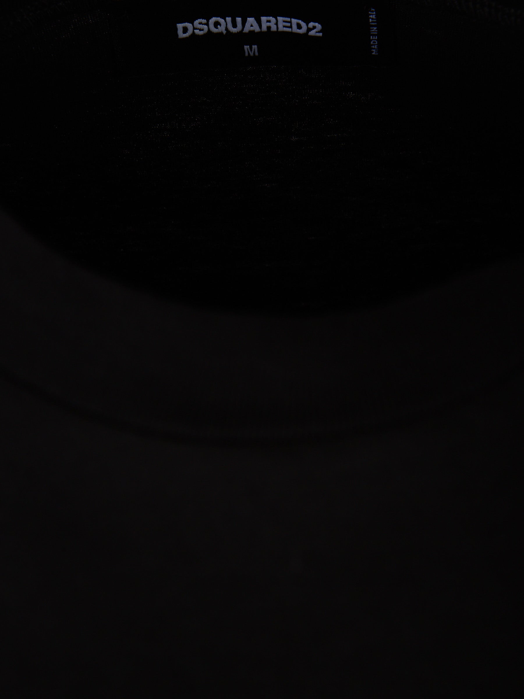 Outlet online Dsquared2 Hombre Camiseta Logo Contraste color Blanco sku 553-002985 02 - Foto 1