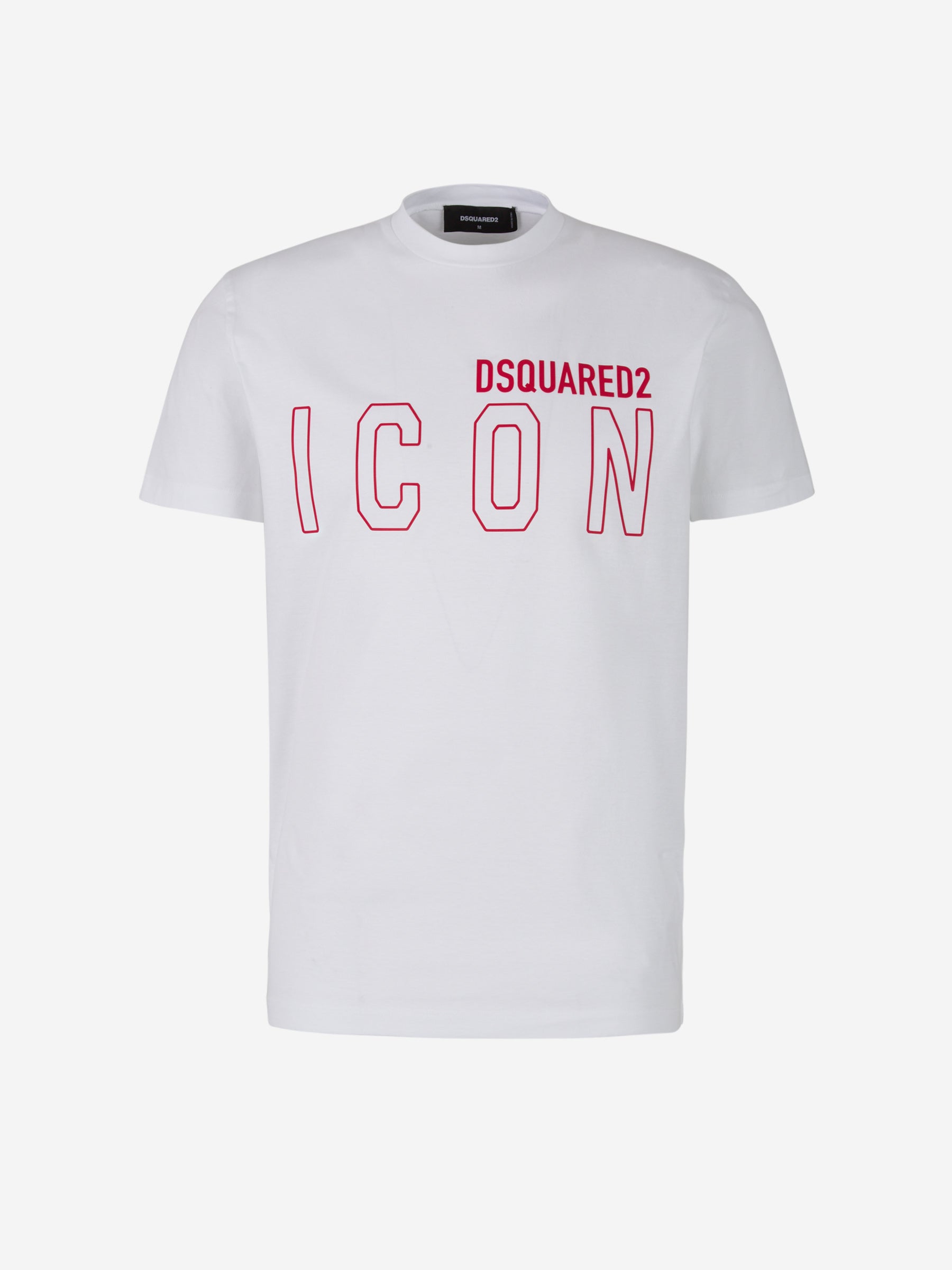 Outlet online Dsquared2 Hombre Camiseta Logo Contraste color Blanco sku 553-002985 02 - Foto 5