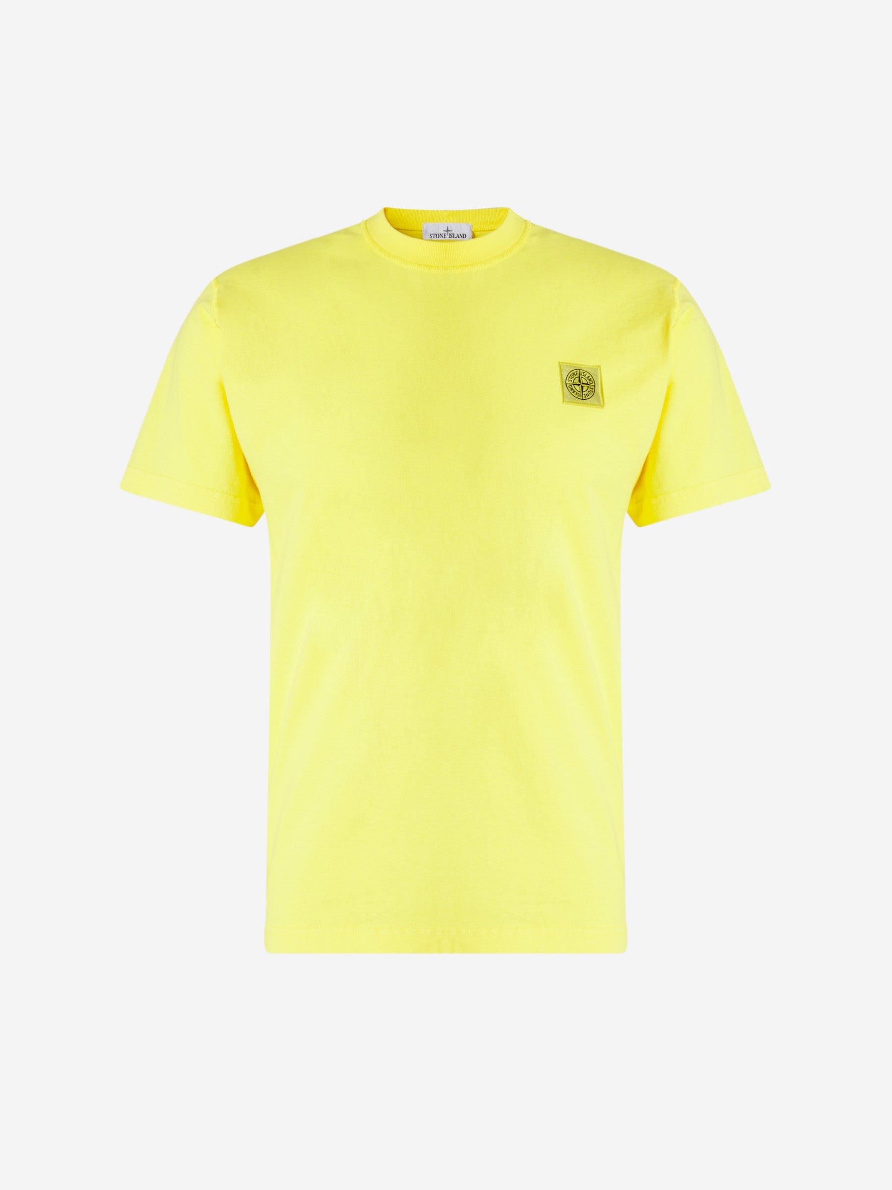Outlet online Stone Island Hombre Camiseta Parche Logo color Amarillo sku 553-003143 01 - Foto 4