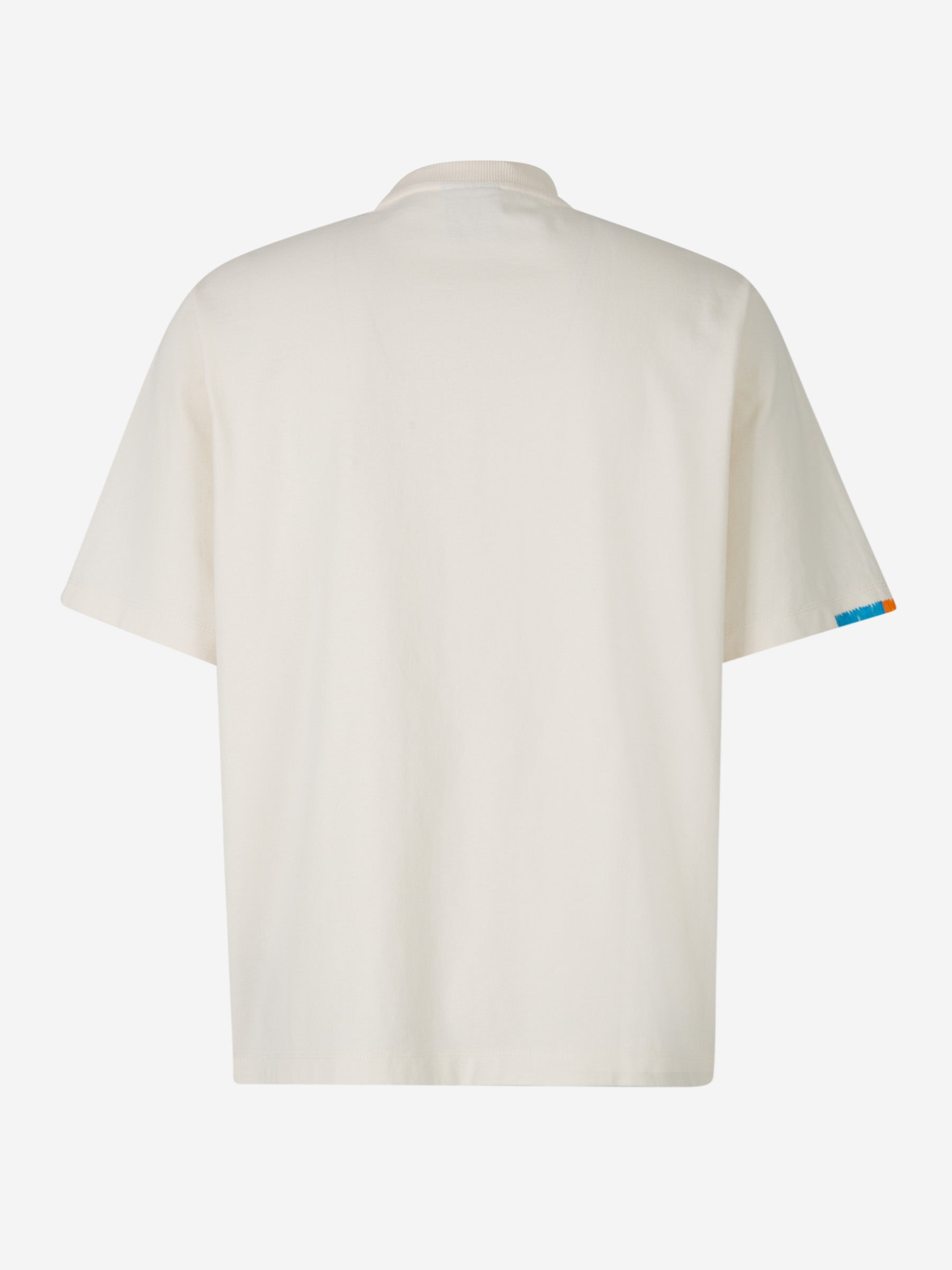 Outlet online Marcelo Burlon Hombre Camiseta Logo Bordado color Lila sku 553-003154 02 - Foto 2