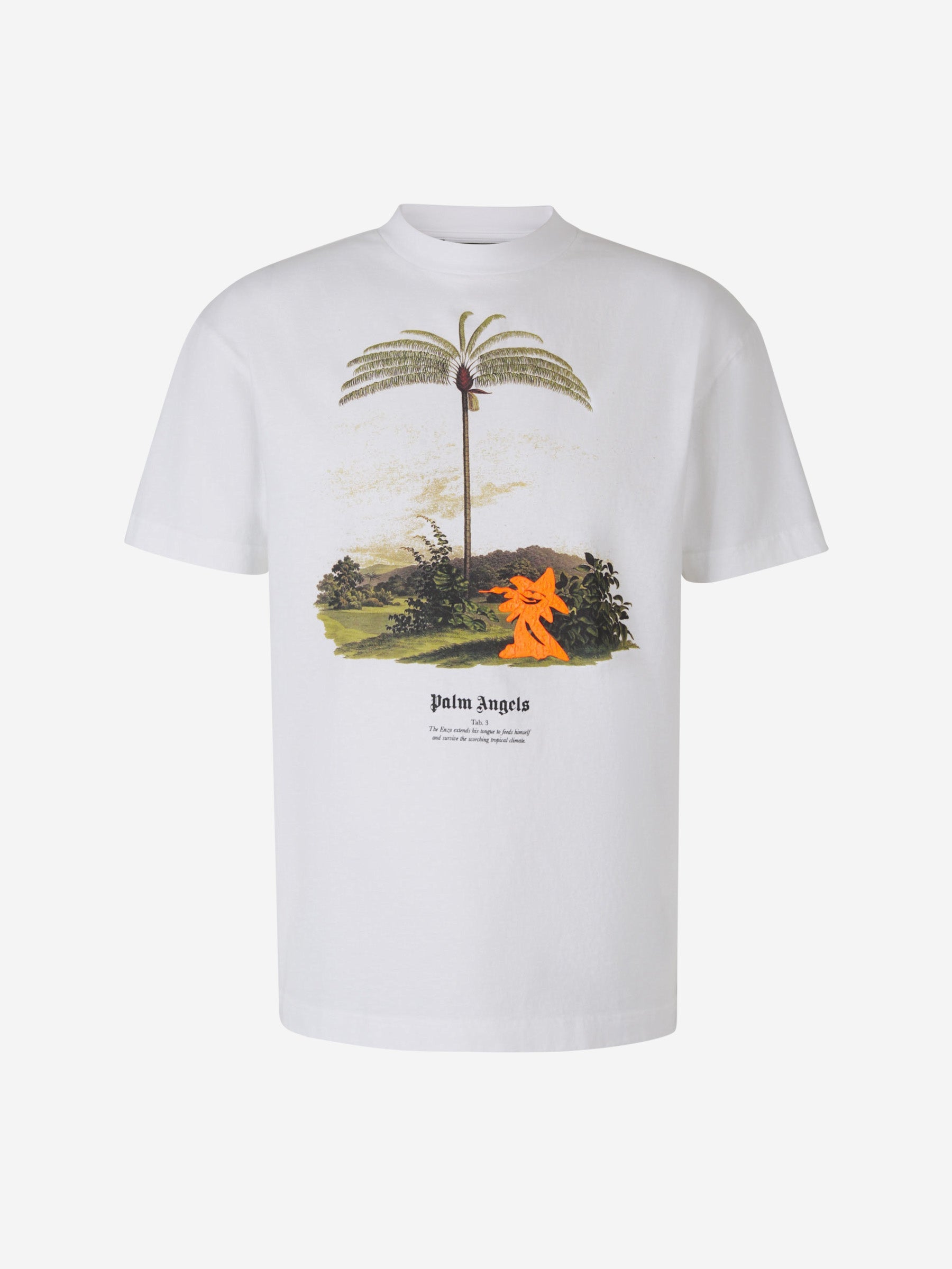 Outlet online Palm Angels Hombre Camiseta Gráfico Estampado color Blanco sku 553-003293 01 - Foto 1