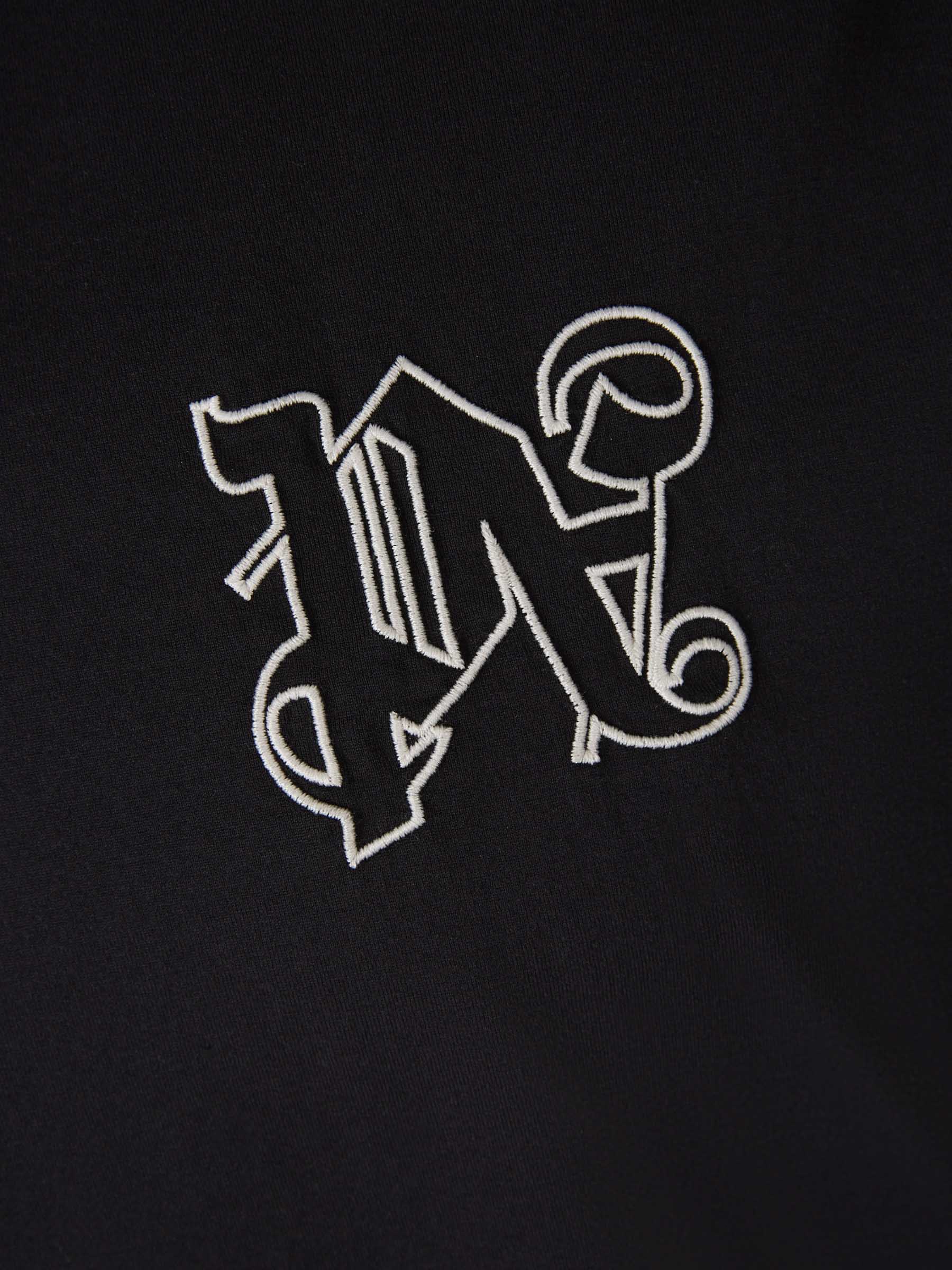 Outlet online Palm Angels Hombre Camiseta Logo Bordado color Blanco sku 553-003298 01 - Foto 8