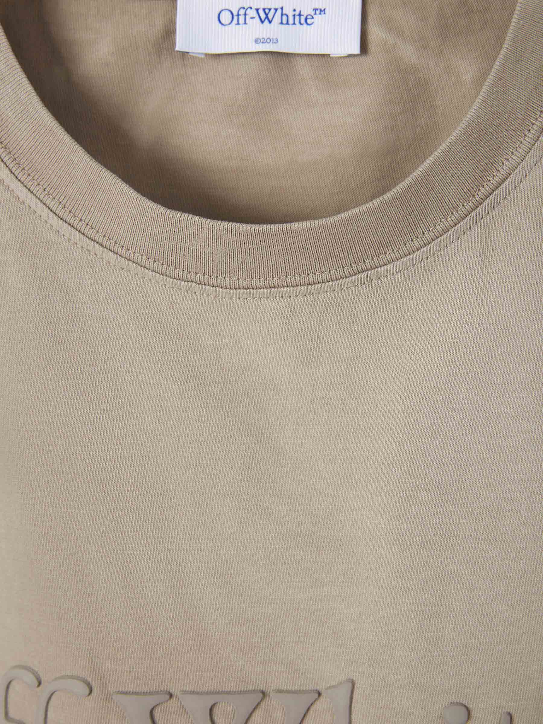 Outlet online Off-White Hombre Camiseta Logo Relieve color Topo sku 553-003324 01 - Foto 3