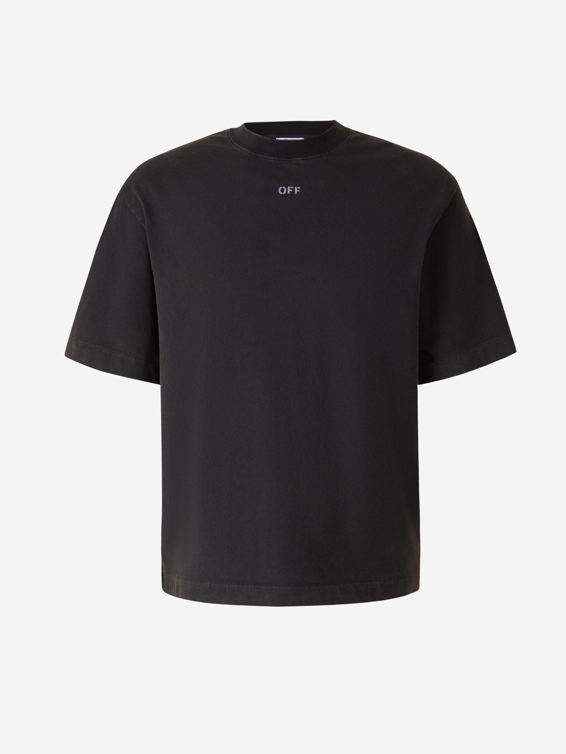 Outlet online Off-White Hombre Camiseta Logo Estampado color Negro sku 553-003328 01 - Foto 1