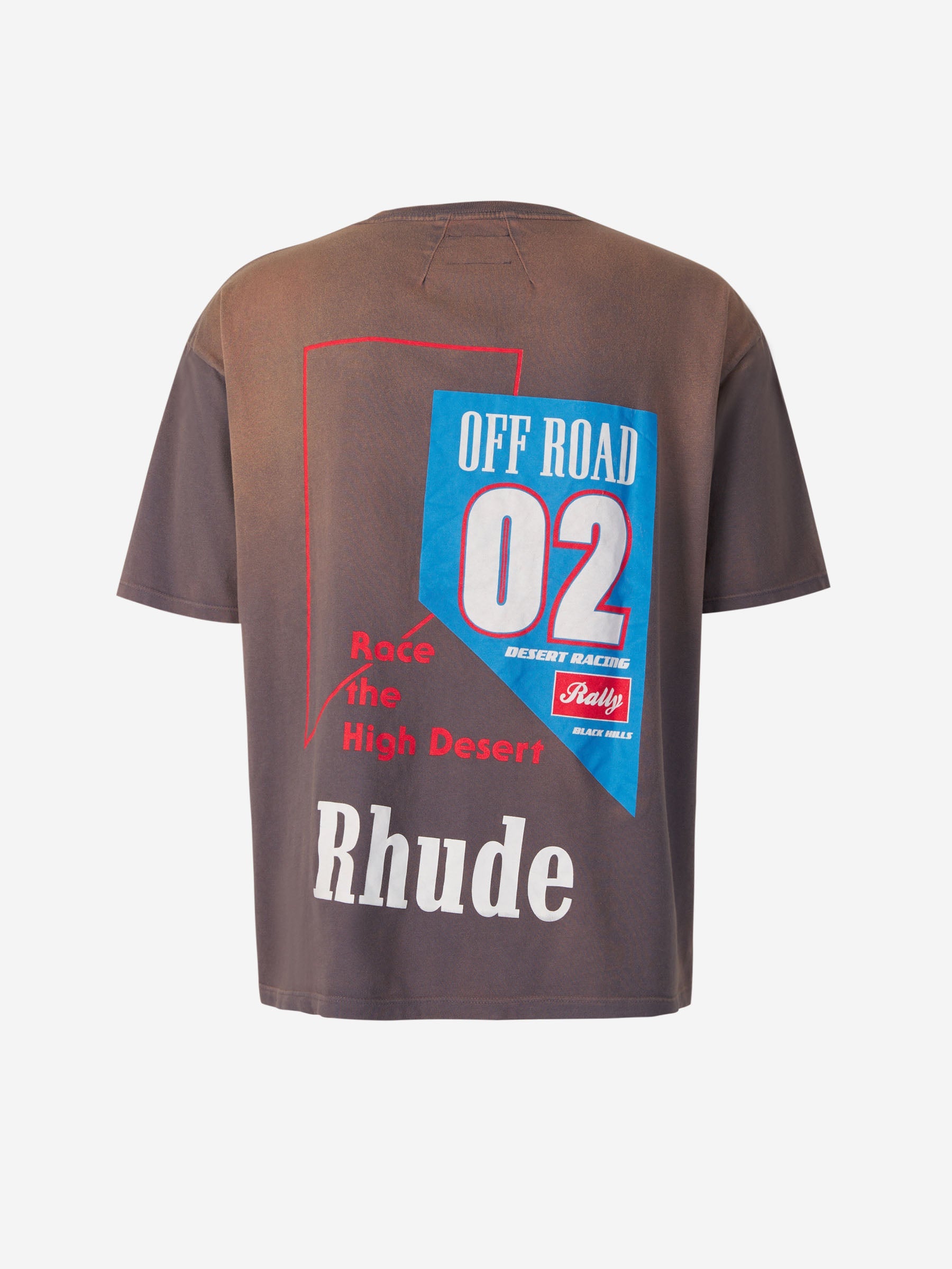 Outlet online Rhude Hombre Camiseta Off-Road Algodón color Topo sku 553-003357 00 - Foto 2
