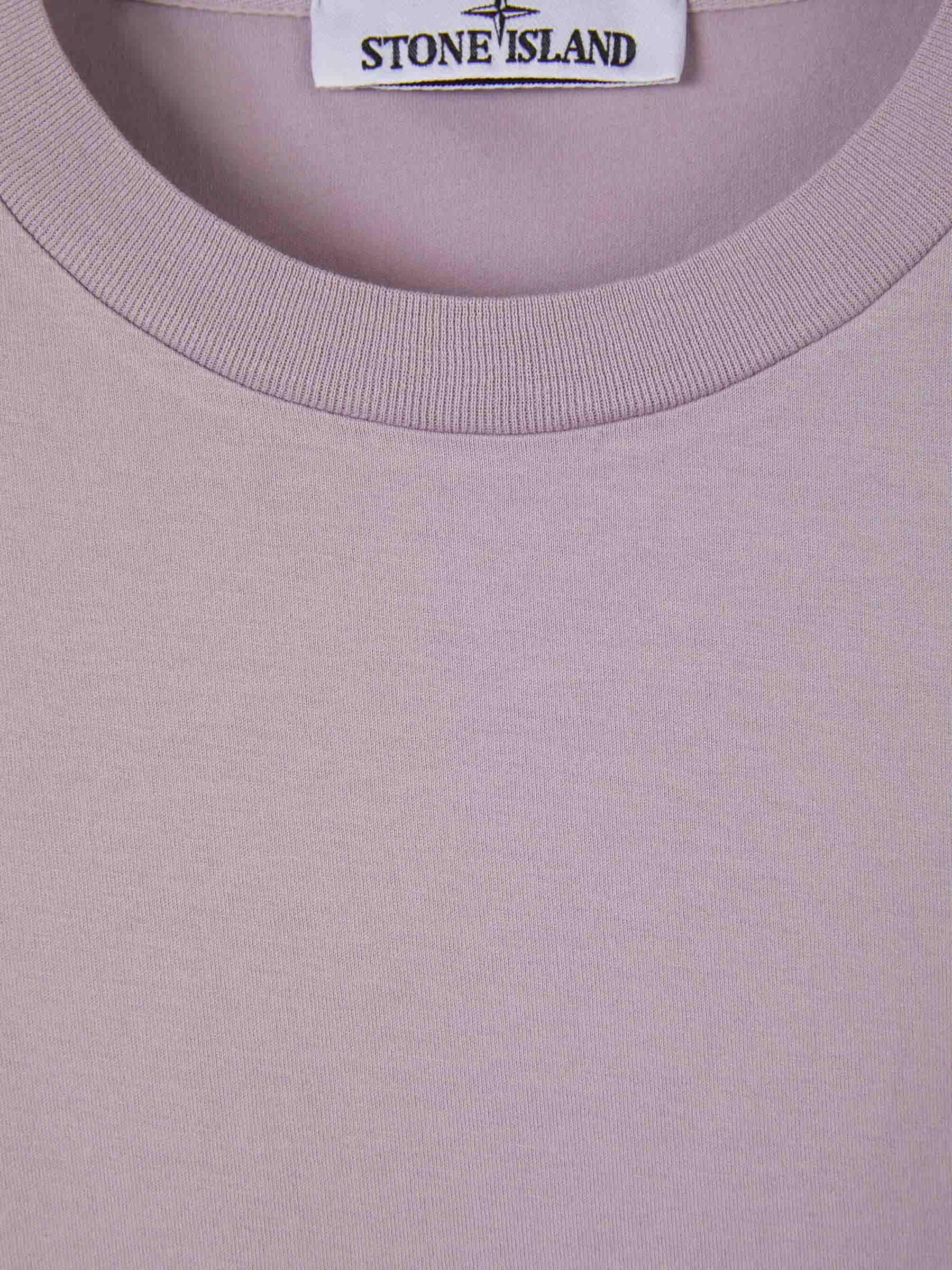 Stone Island Camiseta Parche Logo color Lila sku 553-003371 03 - Foto 3