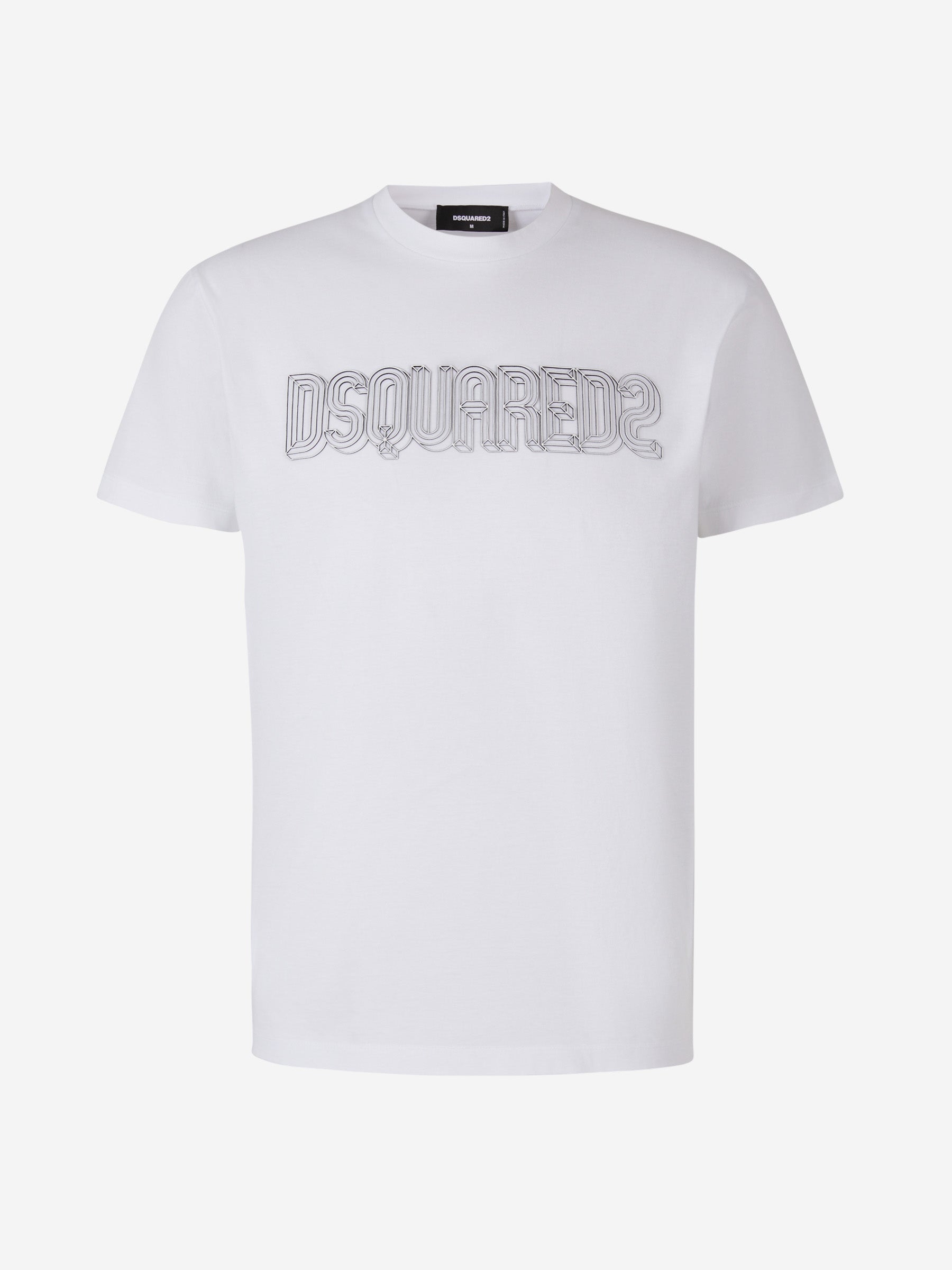 Outlet online Dsquared2 Hombre Camiseta Logo 3D color Negro sku 553-003381 02 - Foto 1