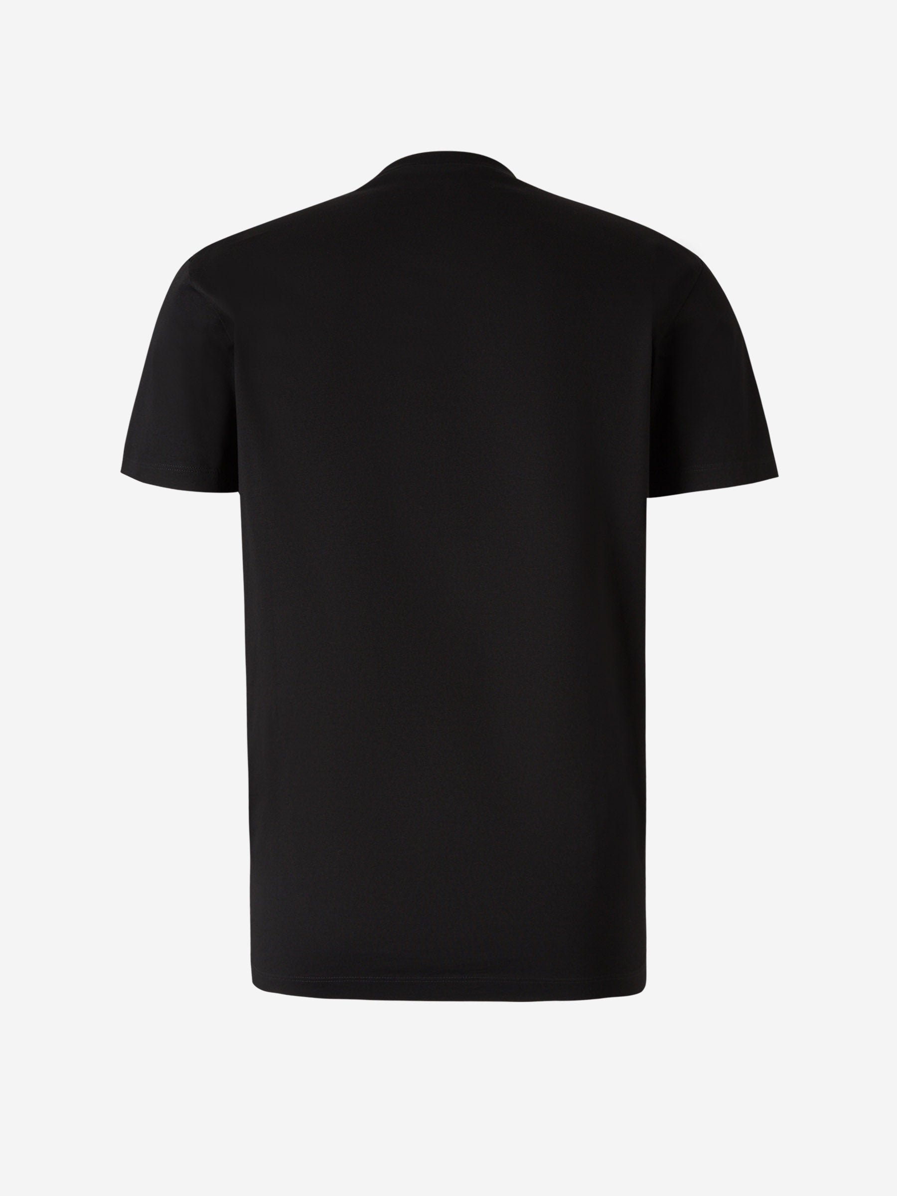 Outlet online Dsquared2 Hombre Camiseta Logo Lettering color Negro sku 553-003387 01 - Foto 4