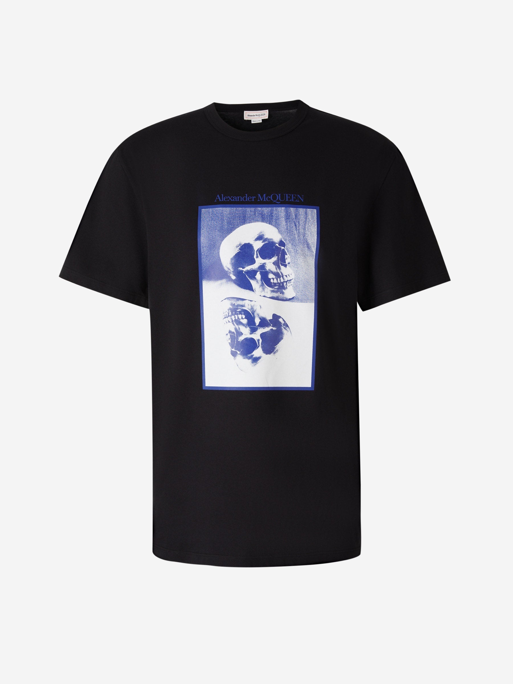 Outlet online McQueen Hombre Camiseta Gráfico Calavera color Negro sku 553-003402 01 - Foto 1