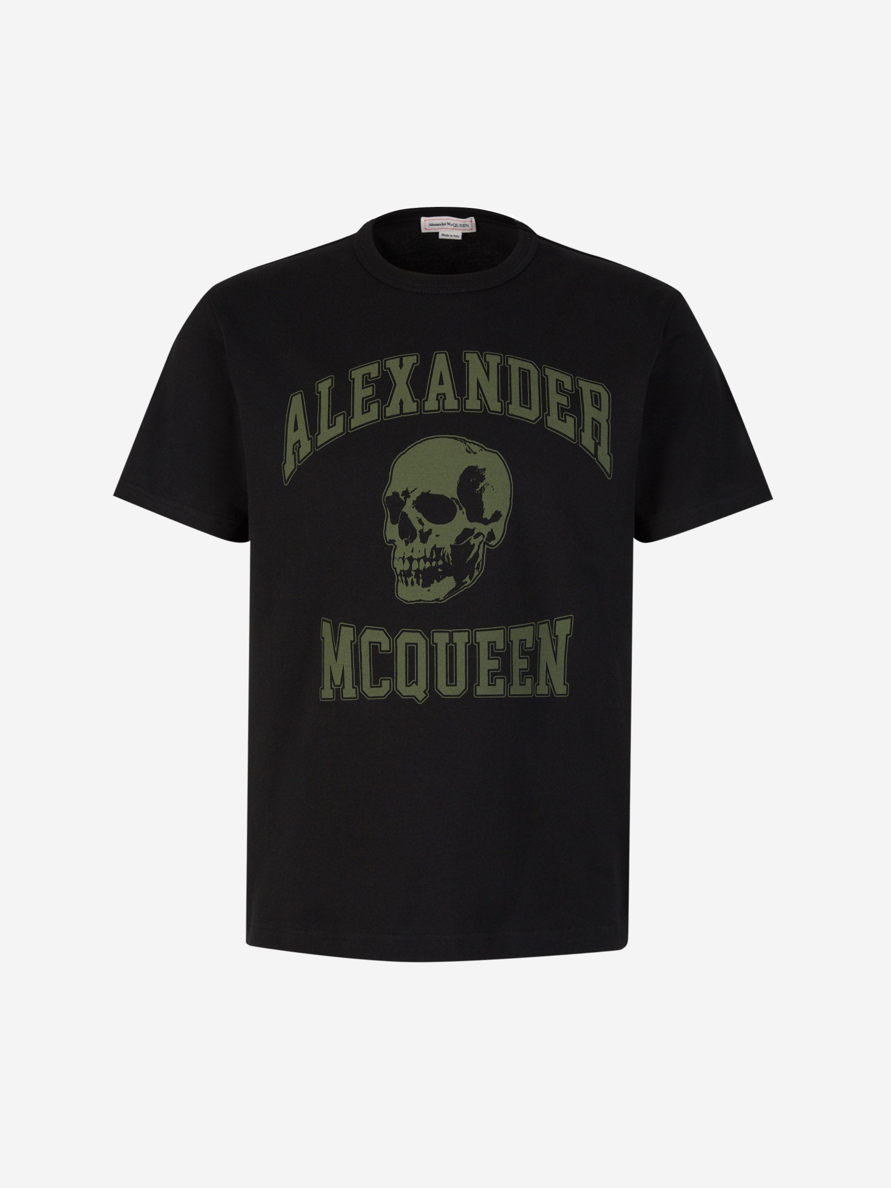 Outlet online McQueen Hombre Camiseta Algodón Estampado color Negro sku 553-003551 01 - Foto 1