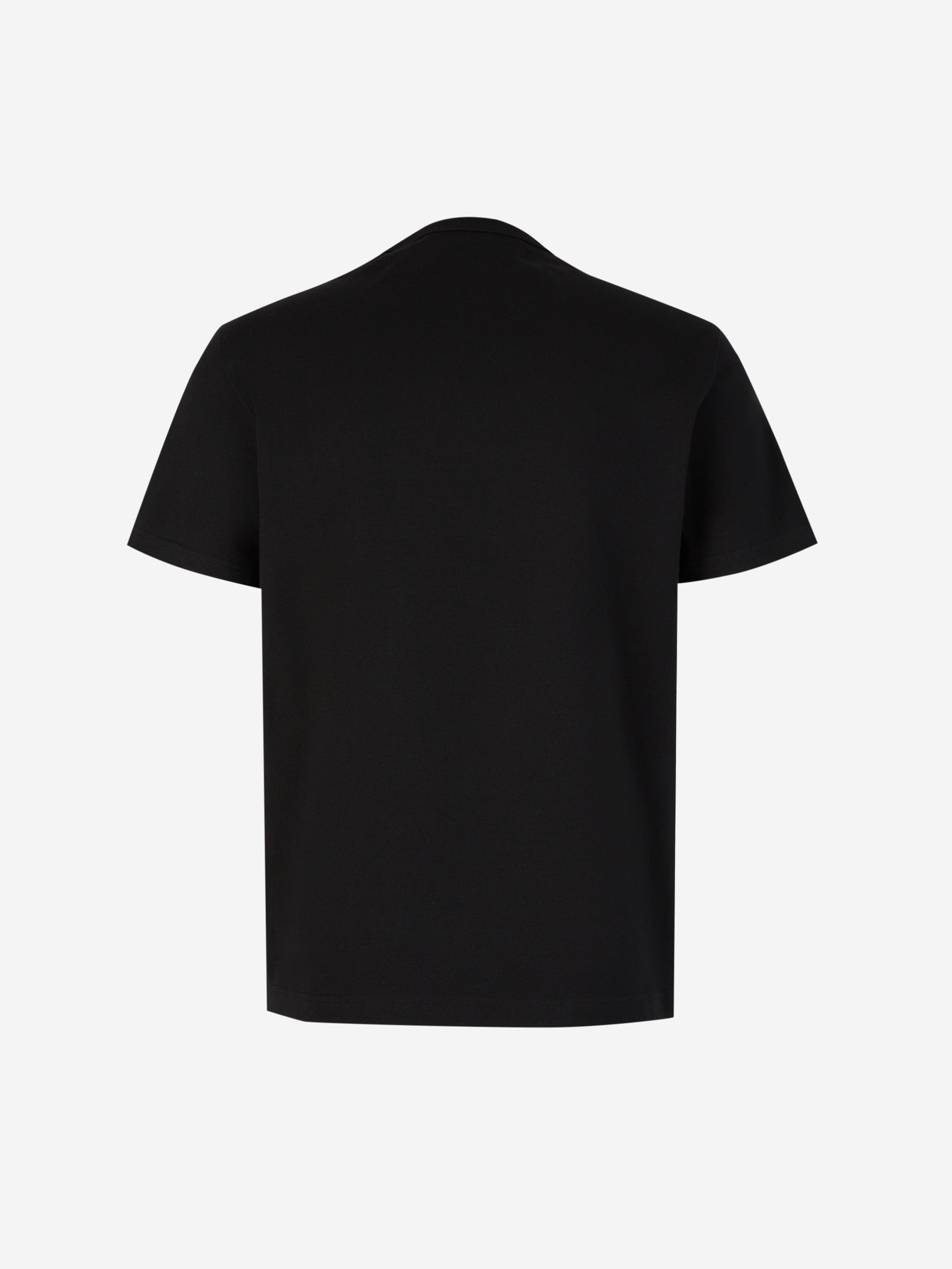 Outlet online McQueen Hombre Camiseta Algodón Estampado color Negro sku 553-003551 01 - Foto 2