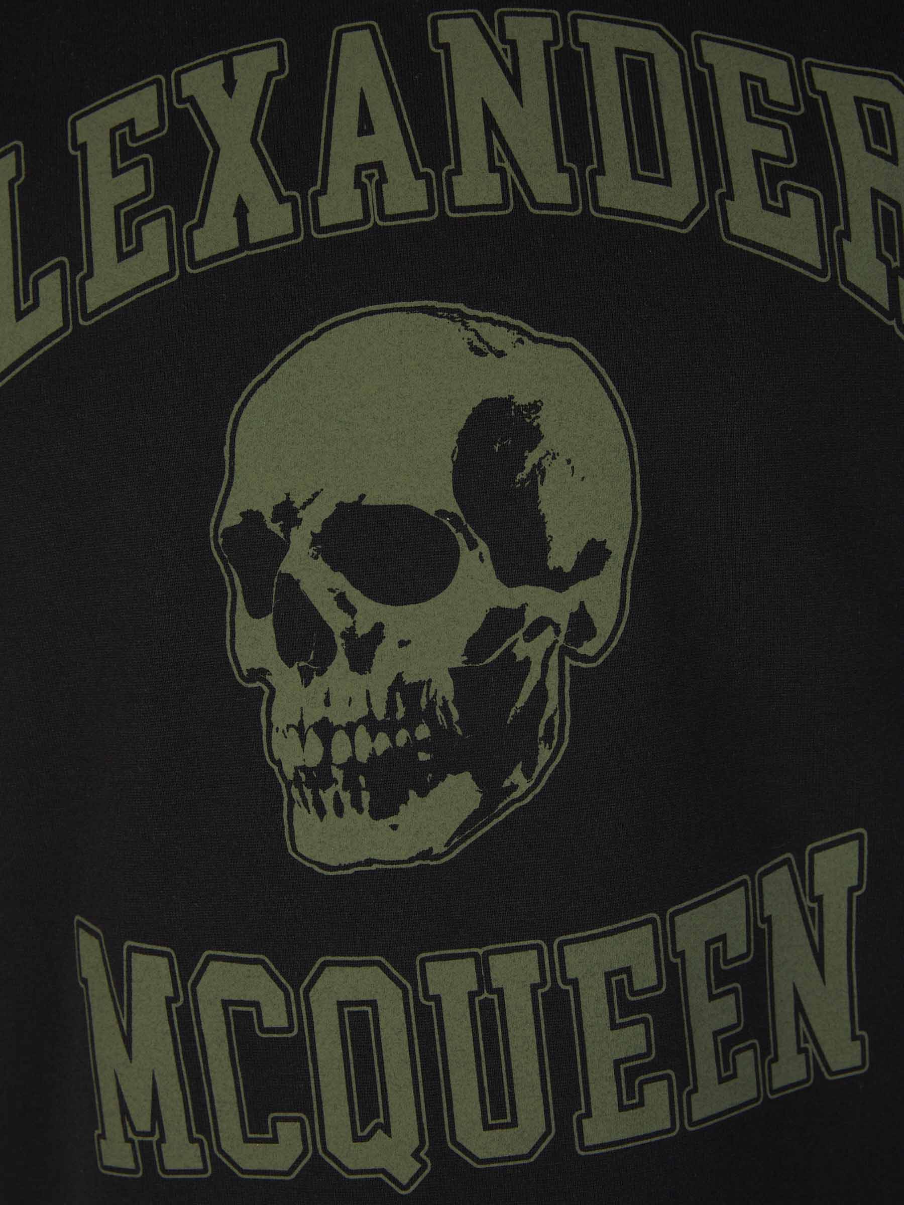 Outlet online McQueen Hombre Camiseta Algodón Estampado color Negro sku 553-003551 01 - Foto 4