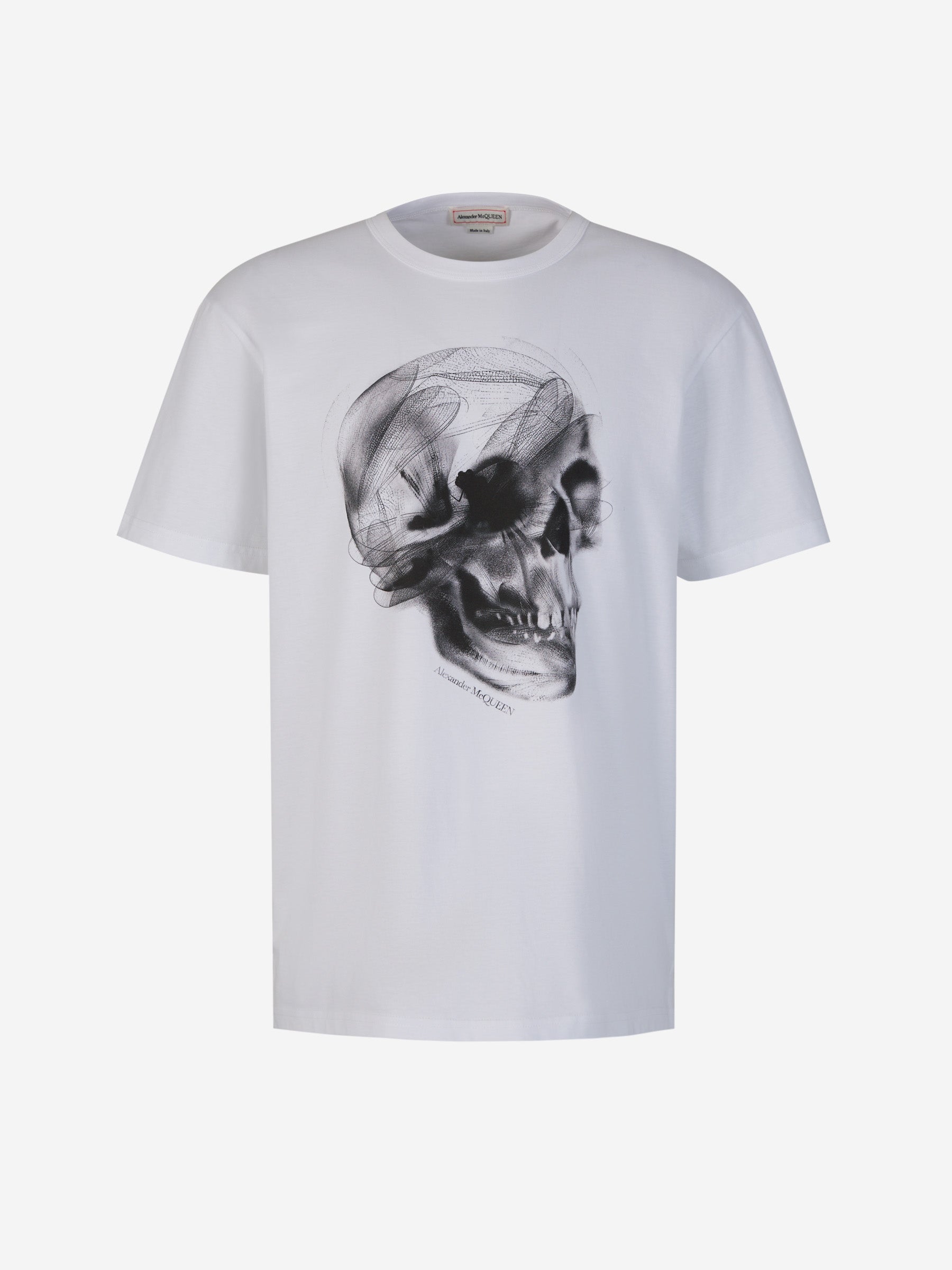Outlet online McQueen Hombre Camiseta Algodón Estampado color Blanco sku 553-003552 01 - Foto 1