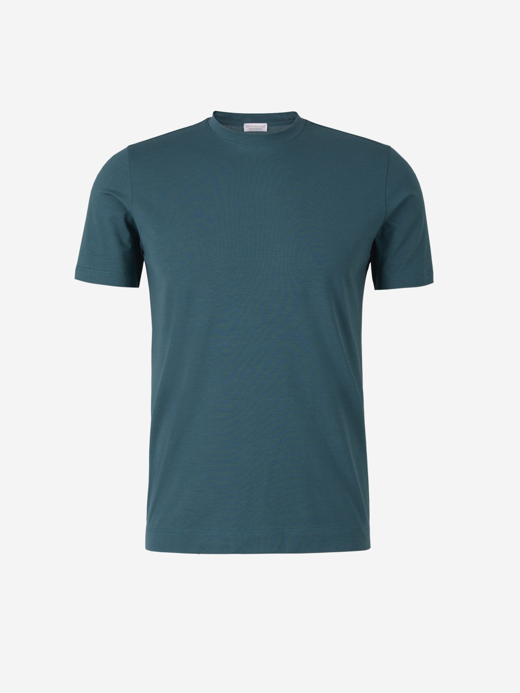 Santa Eulalia Hombre Barcelona Camiseta Lisa Algodón color Azul sku 553-003708 06 - Foto 1