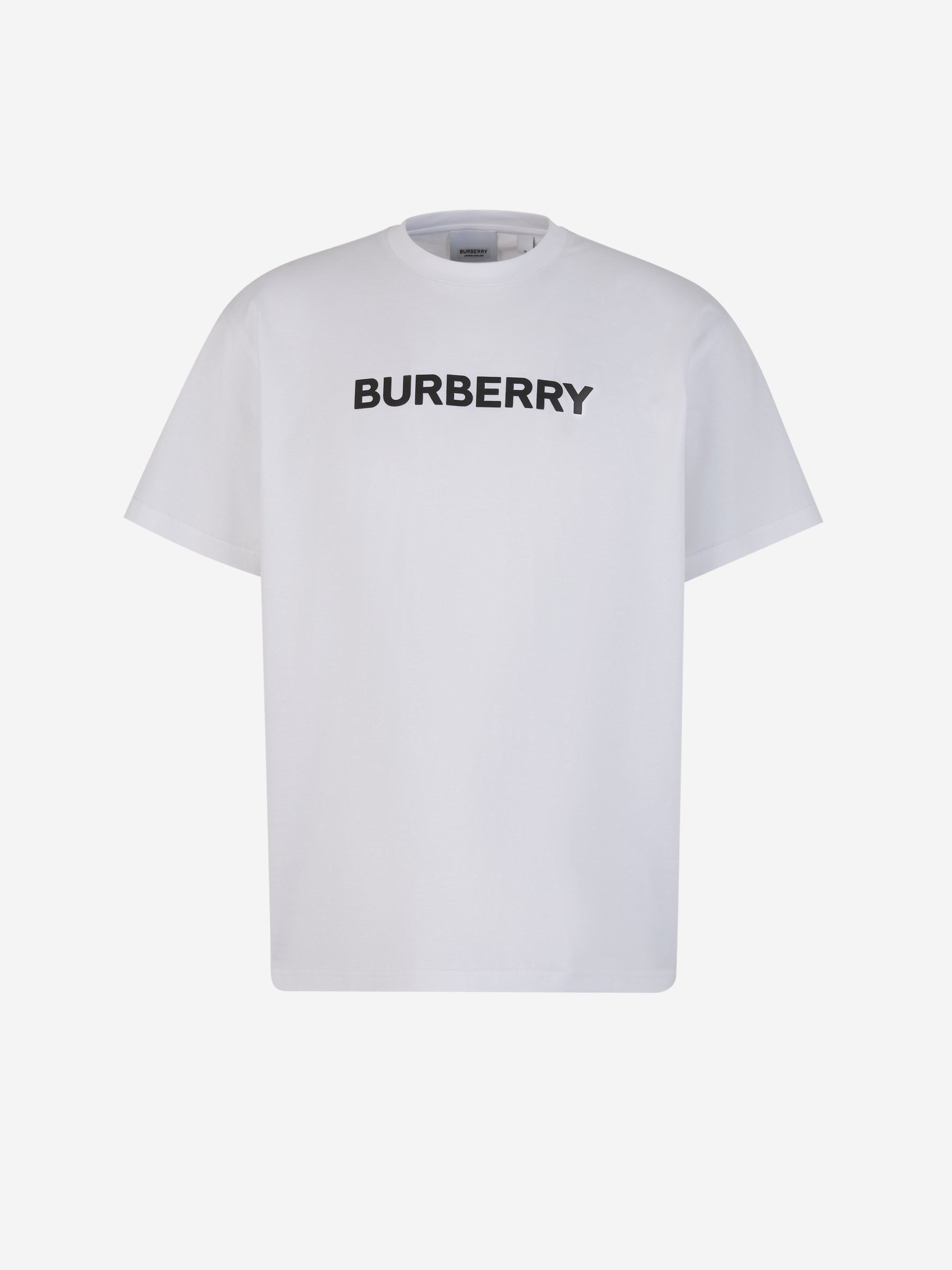 Outlet online Burberry Hombre Camiseta Logo Algodón color Blanco sku 553-003744 01 - Foto 1