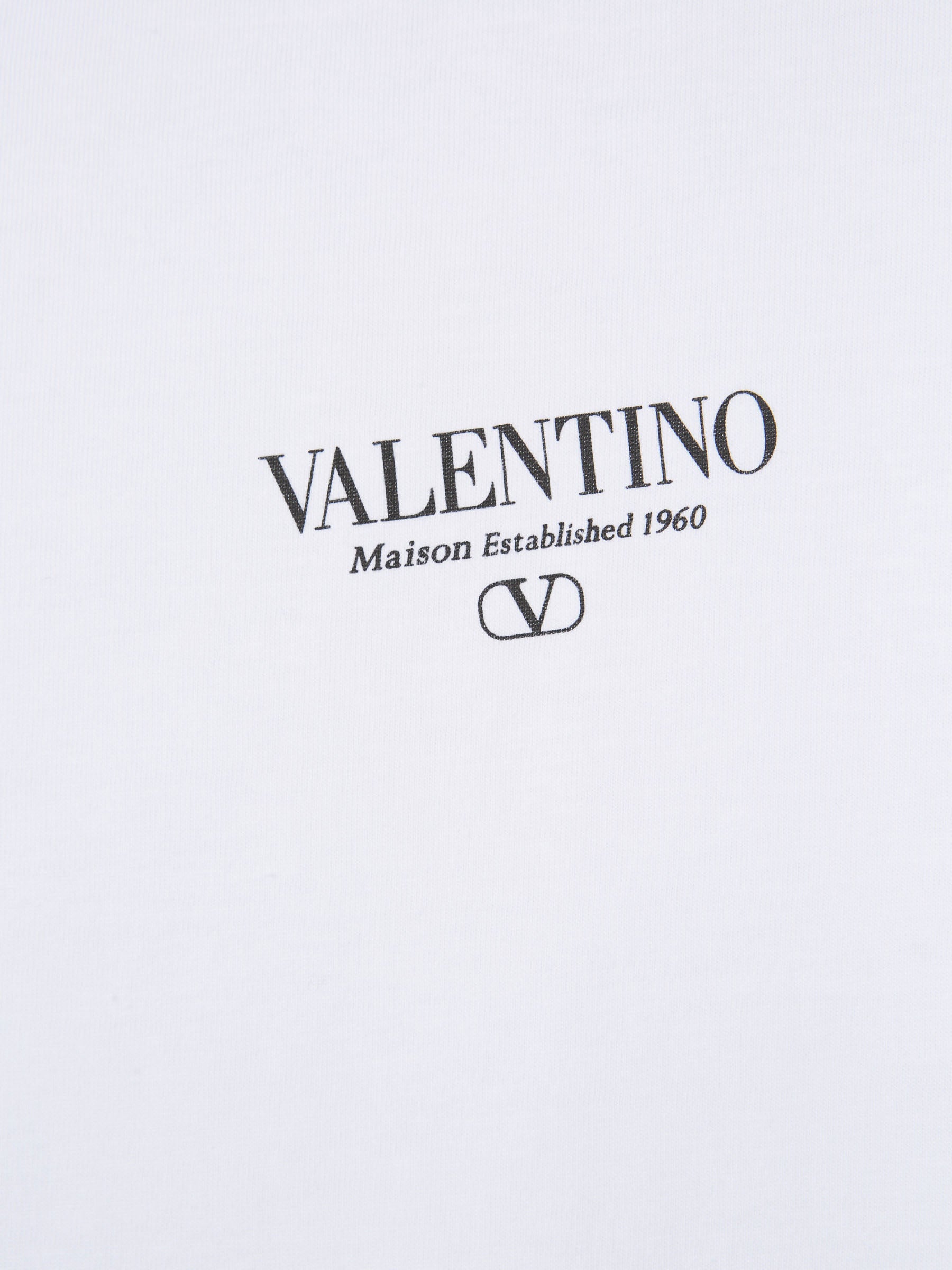Valentino Hombre Barcelona Camiseta Logo Contraste color Blanco sku 553-003755 01 - Foto 4