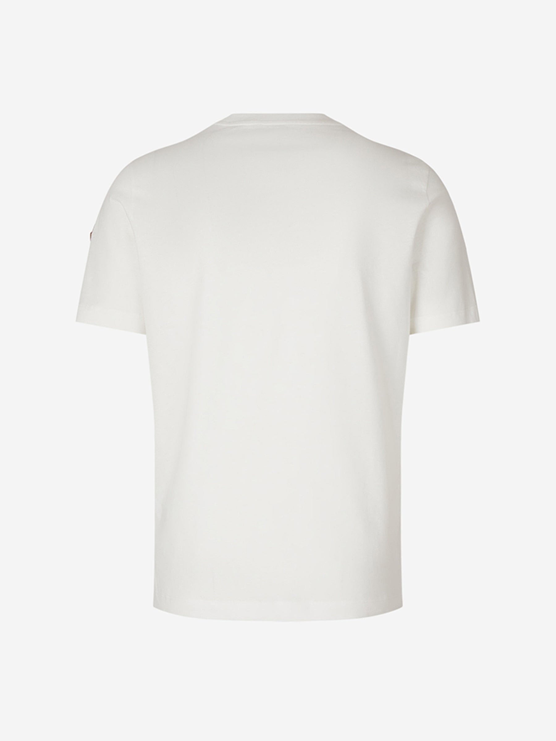 Moncler Hombre Barcelona Camiseta Logo Algodón color Blanco sku 553-003782 01 - Foto 3