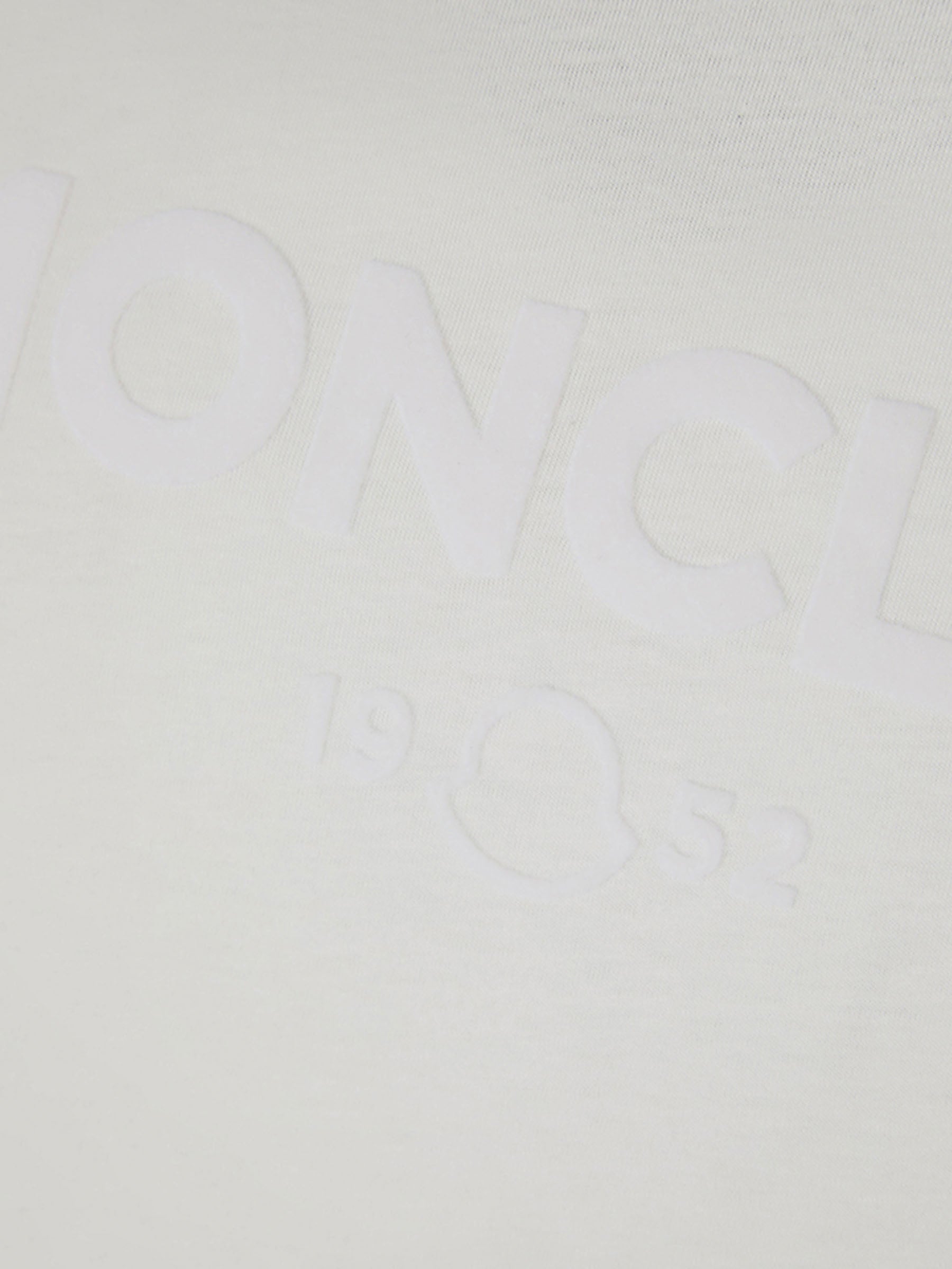 Moncler Hombre Barcelona Camiseta Logo Algodón color Blanco sku 553-003782 01 - Foto 5