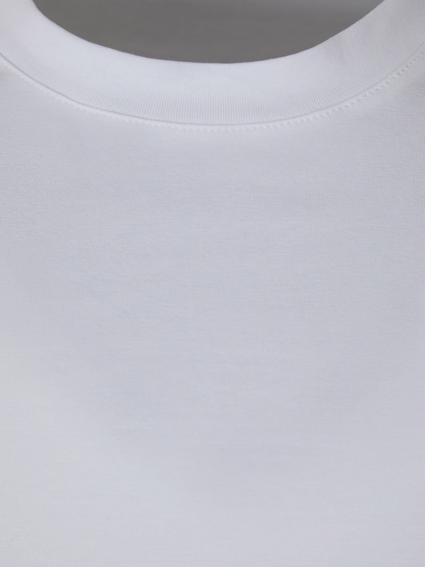 Outlet online Santa Eulalia Hombre Camiseta Lisa Algodón color Blanco sku 553-003923 02 - Foto 3