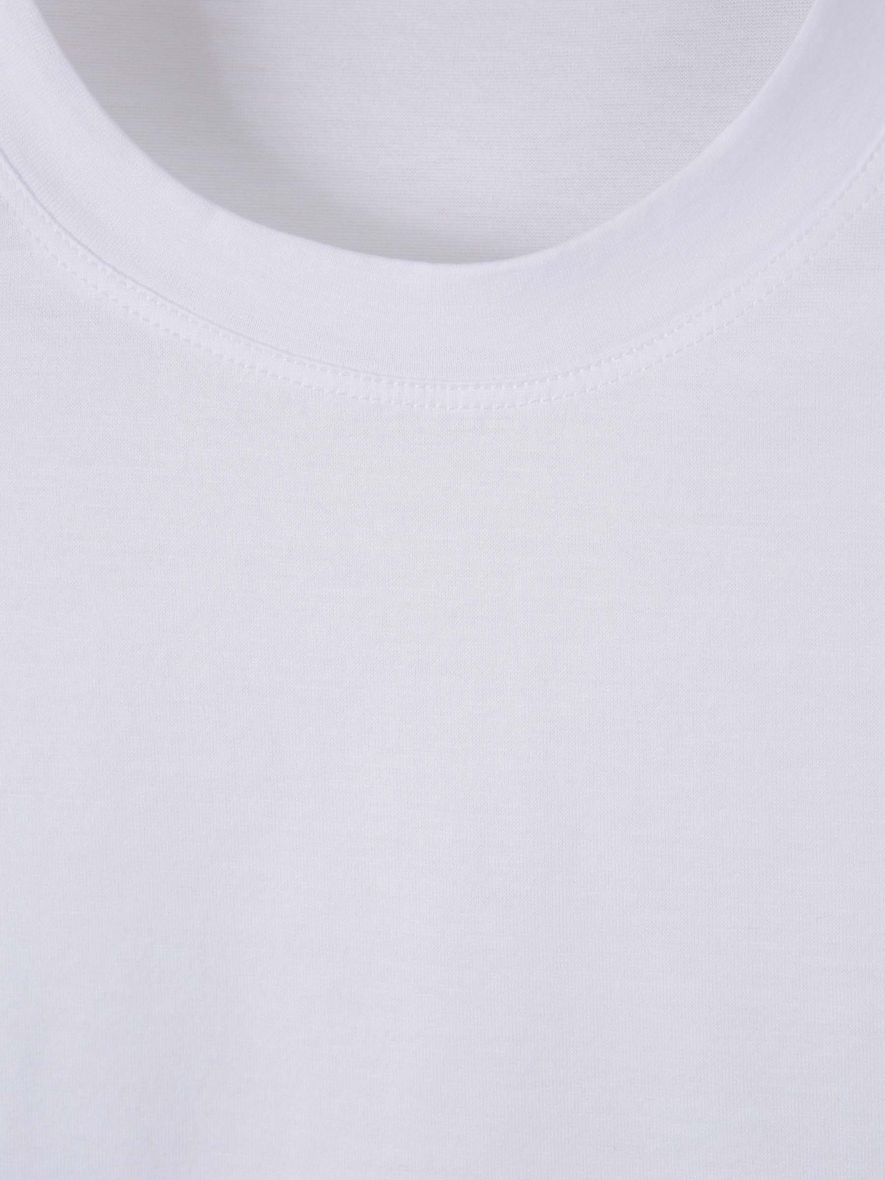 Outlet online Santa Eulalia Hombre Camiseta Lisa Algodón color Blanco sku 553-003979 01 - Foto 3