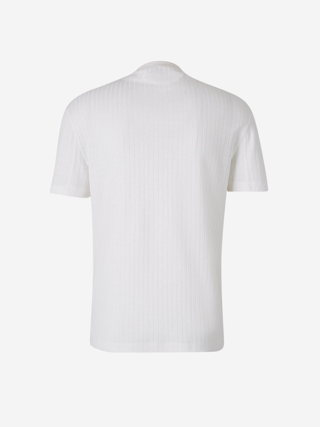 Brunello Cucinelli Hombre Barcelona Camiseta Canalé Bolsillo color Marfil sku 553-004017 01 - Foto 2