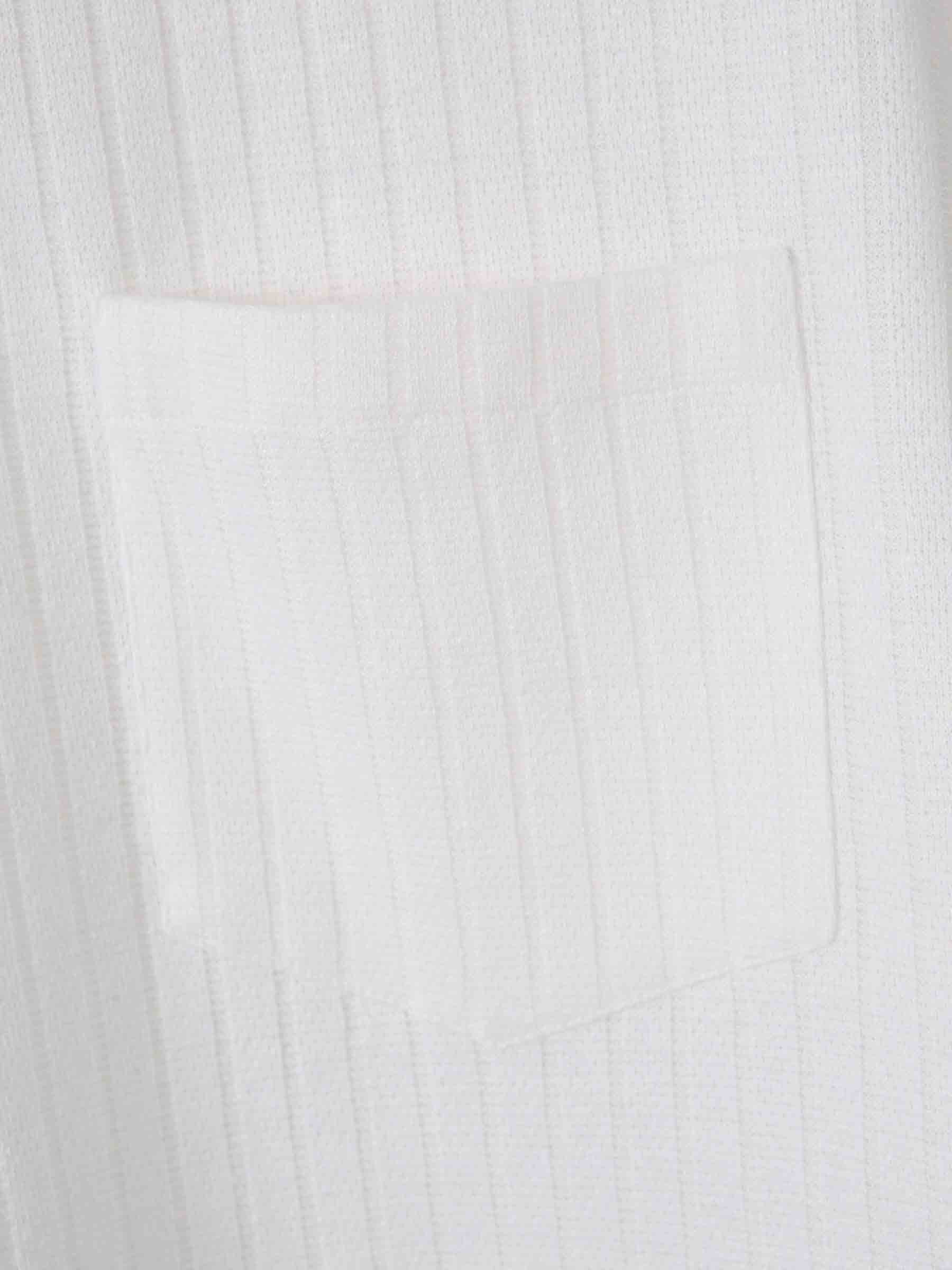 Brunello Cucinelli Hombre Barcelona Camiseta Canalé Bolsillo color Marfil sku 553-004017 01 - Foto 4