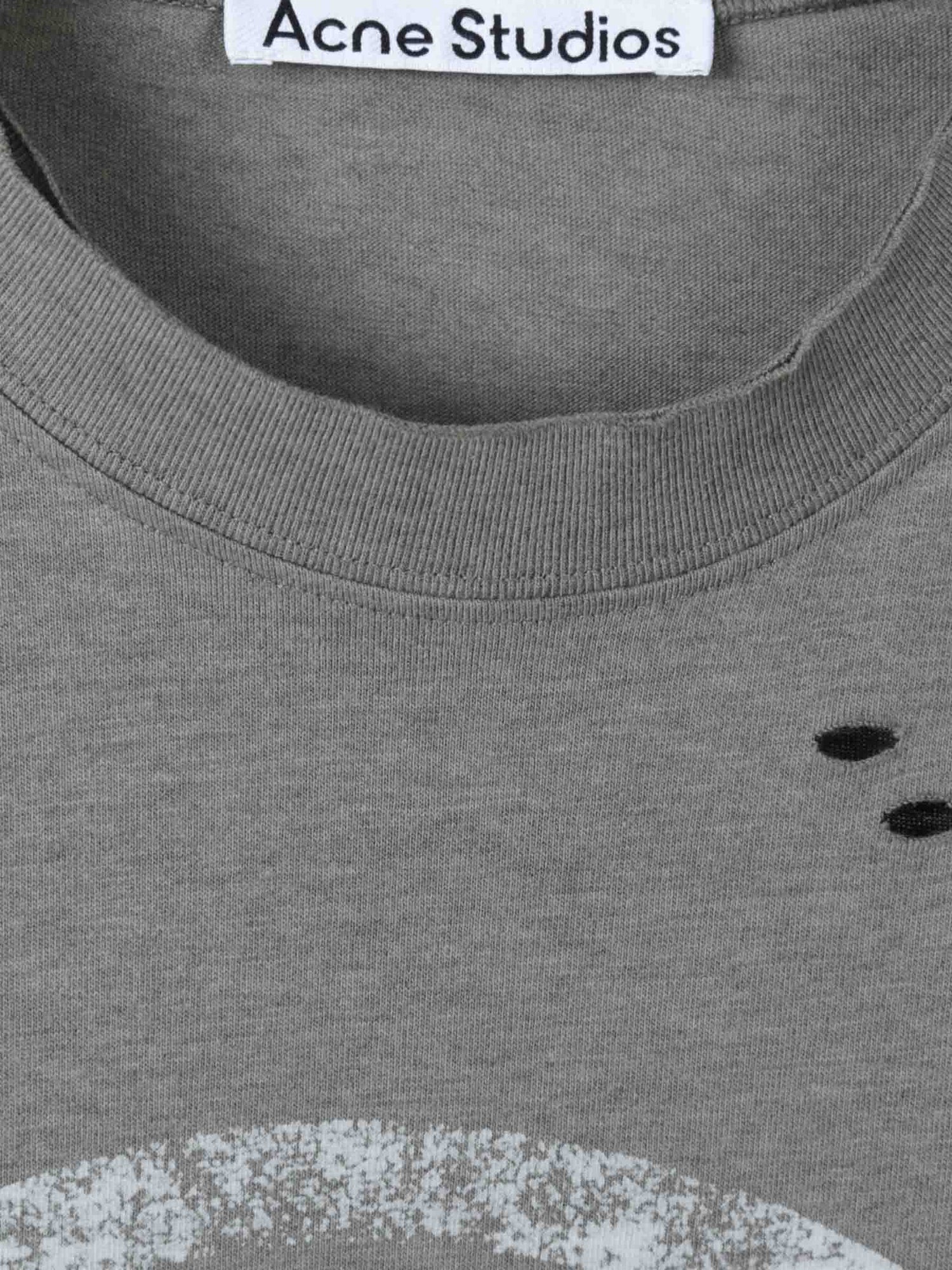 Acne Studios Hombre Barcelona Camiseta Logo Algodón color Verde Oscuro sku 553-004027 01 - Foto 4