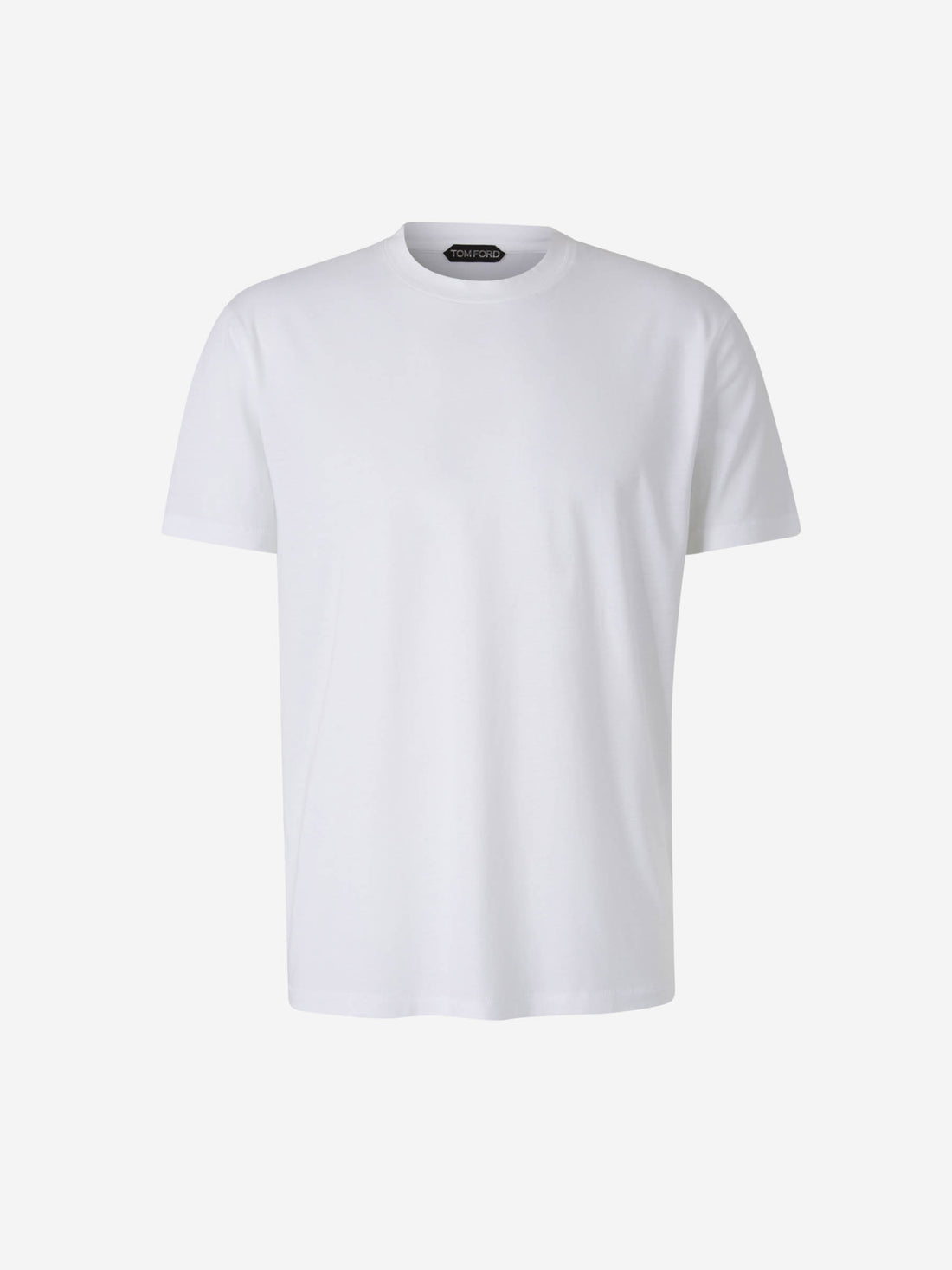 Tom Ford Hombre Barcelona Camiseta Logo Algodón color Blanco sku 553-004032 02 - Foto 1
