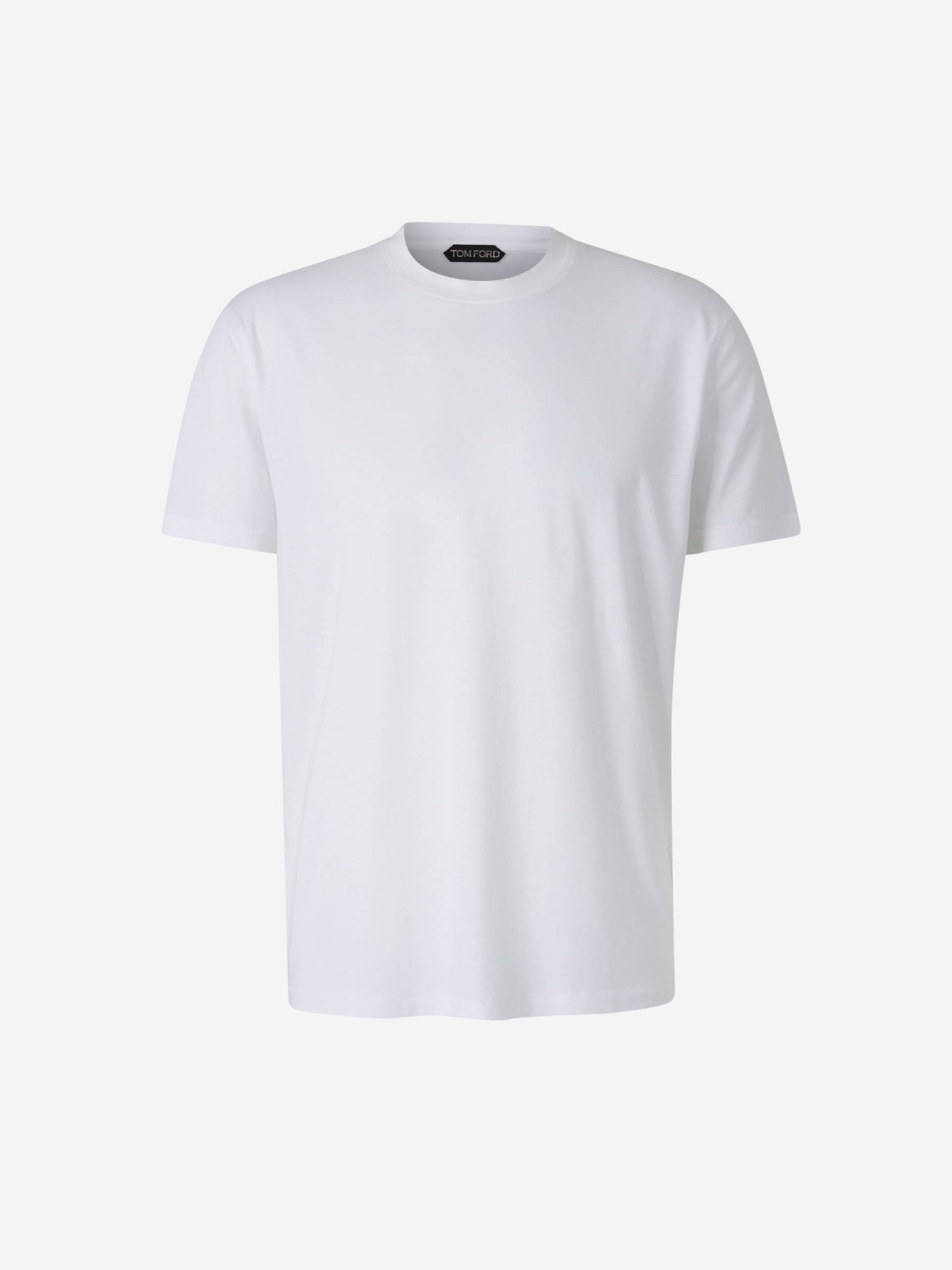Tom Ford Hombre Barcelona Camiseta Logo Algodón color Blanco sku 553-004032 02 - Foto 1