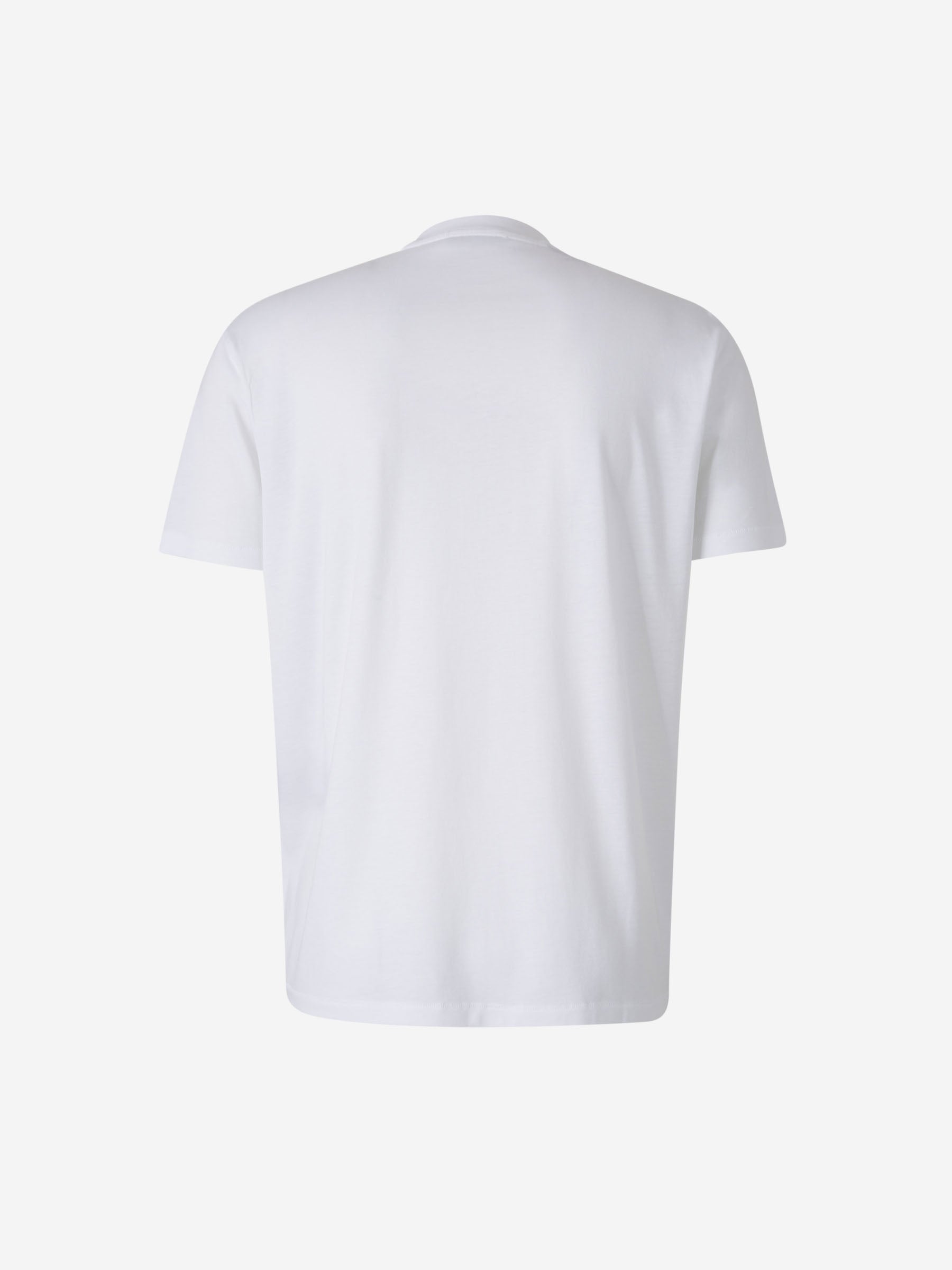Tom Ford Hombre Barcelona Camiseta Logo Algodón color Blanco sku 553-004032 02 - Foto 2
