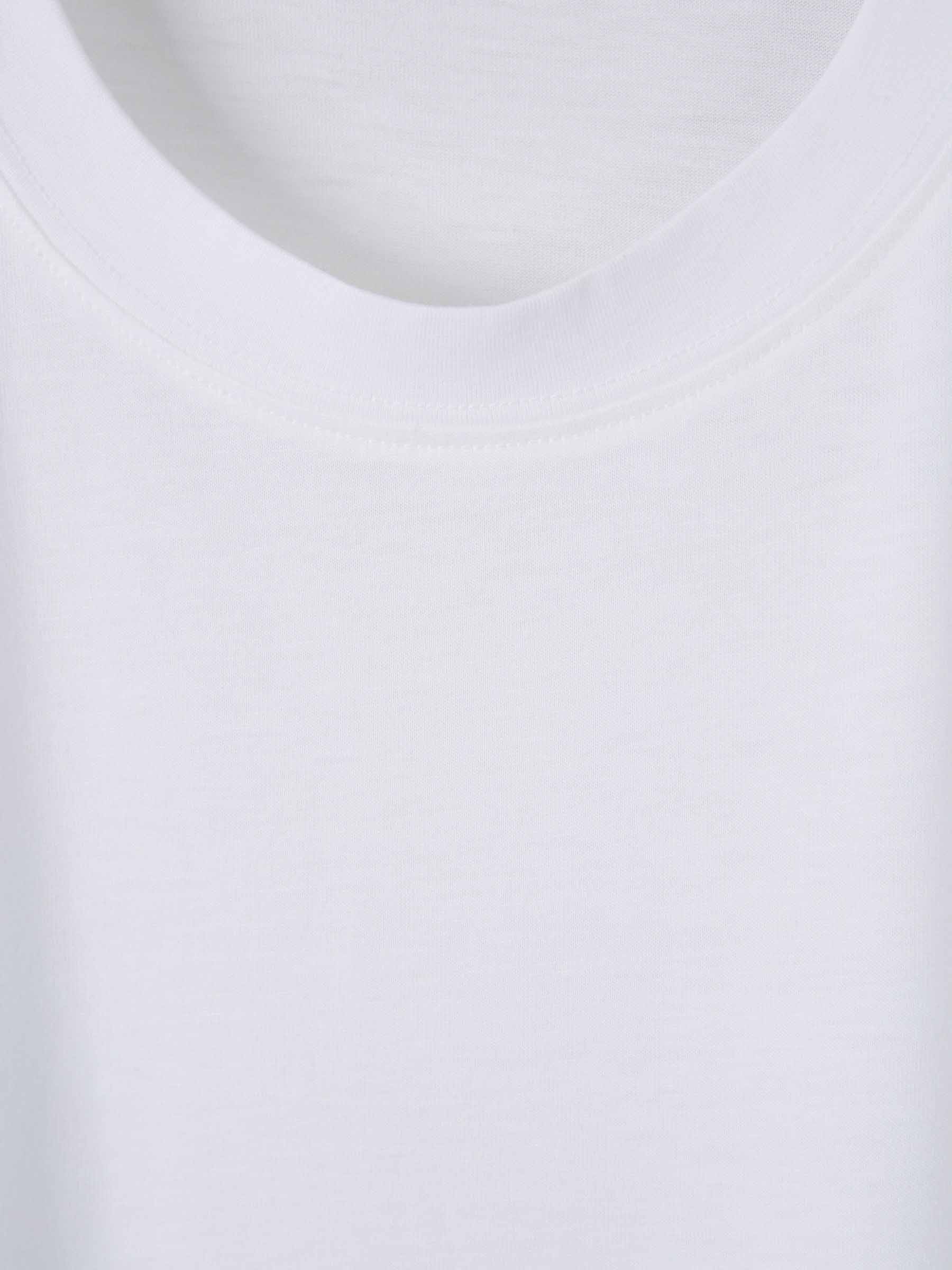 Tom Ford Hombre Barcelona Camiseta Logo Algodón color Blanco sku 553-004032 02 - Foto 3