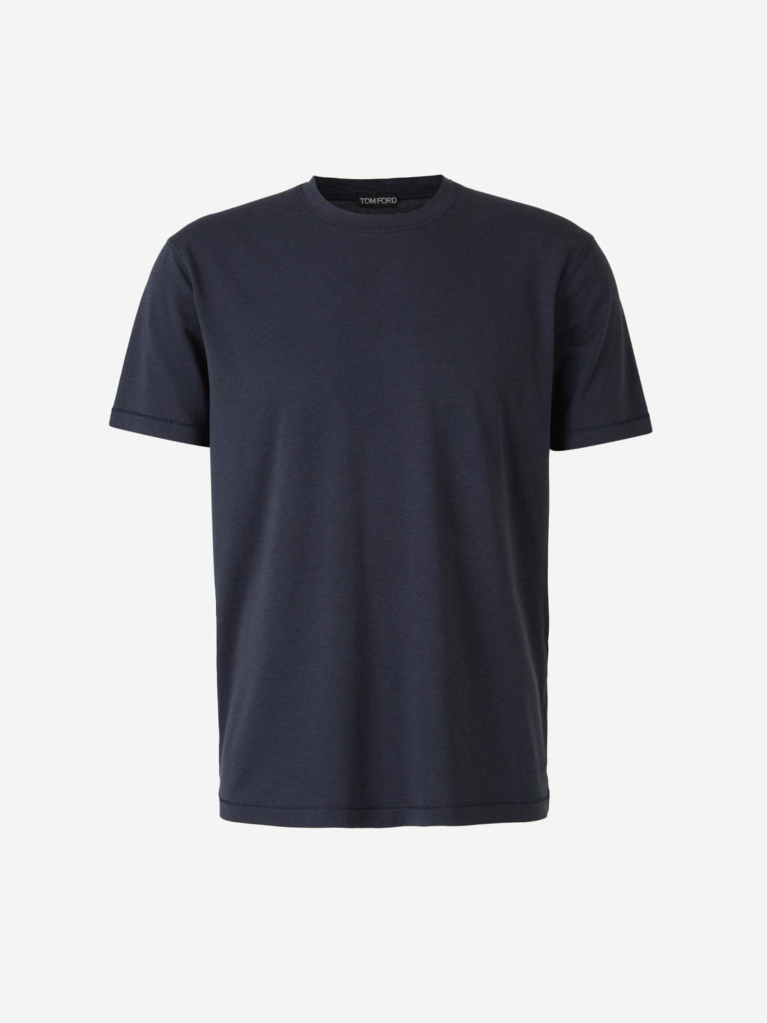 Tom Ford Hombre Barcelona Camiseta Logo Algodón color Azul Marino sku 553-004032 03 - Foto 1