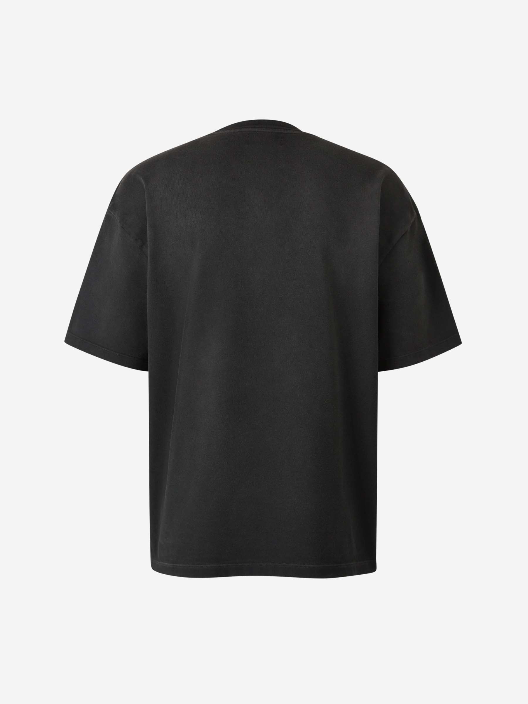 Amiri Hombre Barcelona Camiseta Logo Algodón color Negro sku 553-004051 02 - Foto 2
