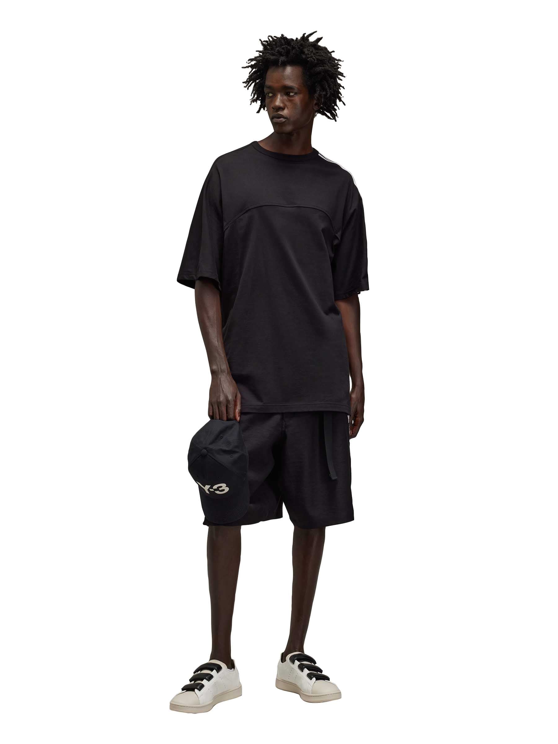 Adidas Y-3 Hombre Barcelona Camiseta Y-3 3-Stripes color Negro sku 553-004073 01 - Foto 3