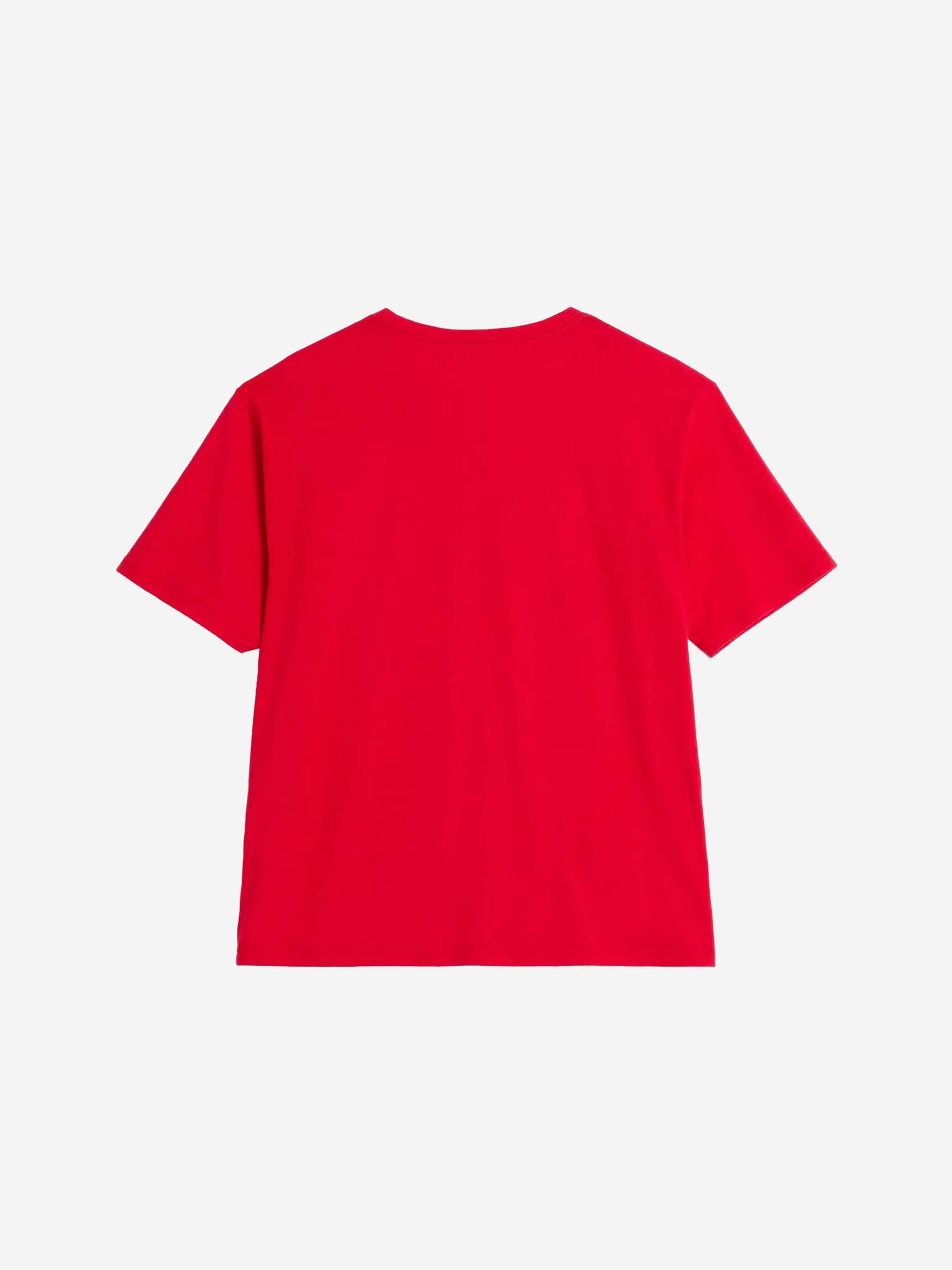 Valentino Hombre Barcelona Camiseta Logo Algodón color Rojo sku 553-004093 00 - Foto 3