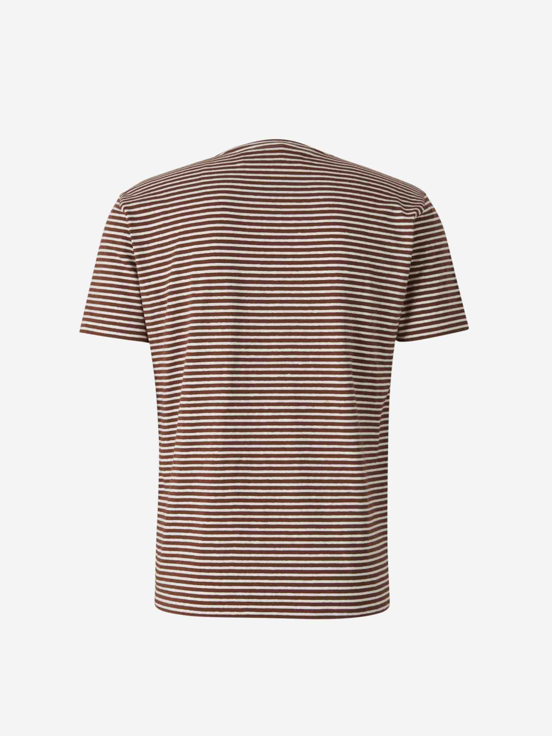 Valentino Hombre Barcelona Camiseta Rayas Chez color Marrón sku 553-004094 00 - Foto 2