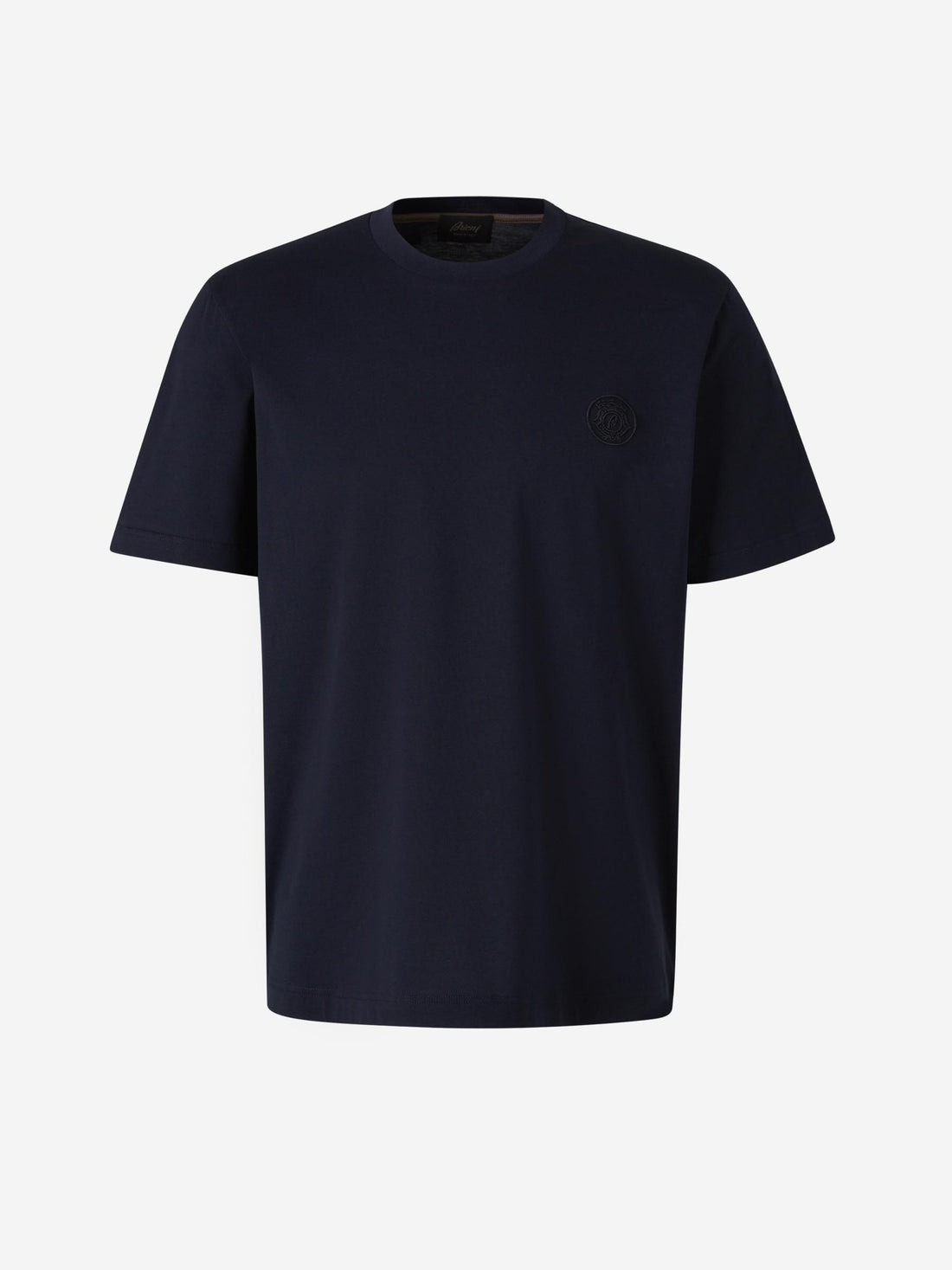 Brioni Hombre Barcelona Camiseta Logo Algodón color Blanco sku 553-004110 01 - Foto 1