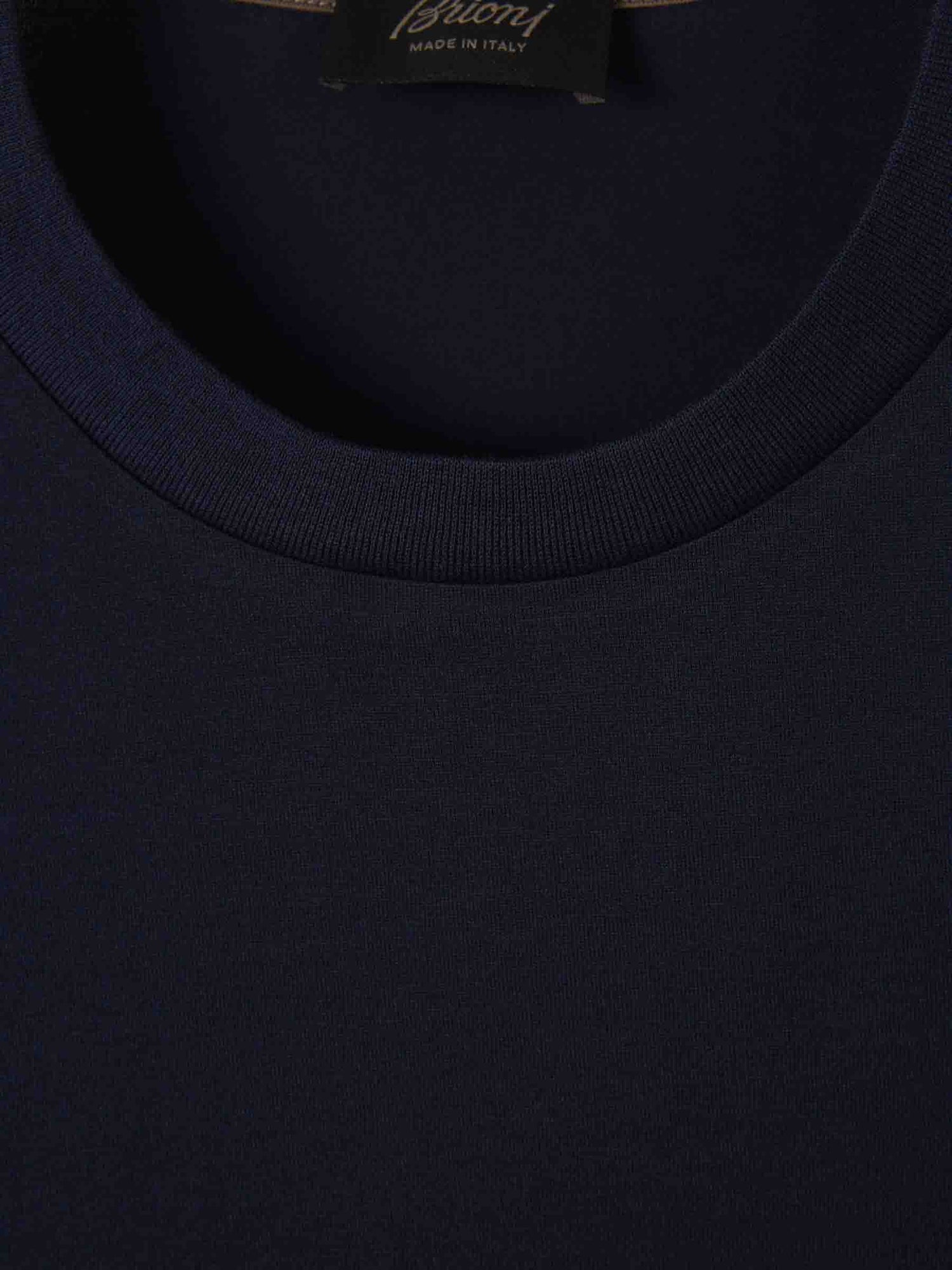 Brioni Hombre Barcelona Camiseta Logo Algodón color Blanco sku 553-004110 01 - Foto 3