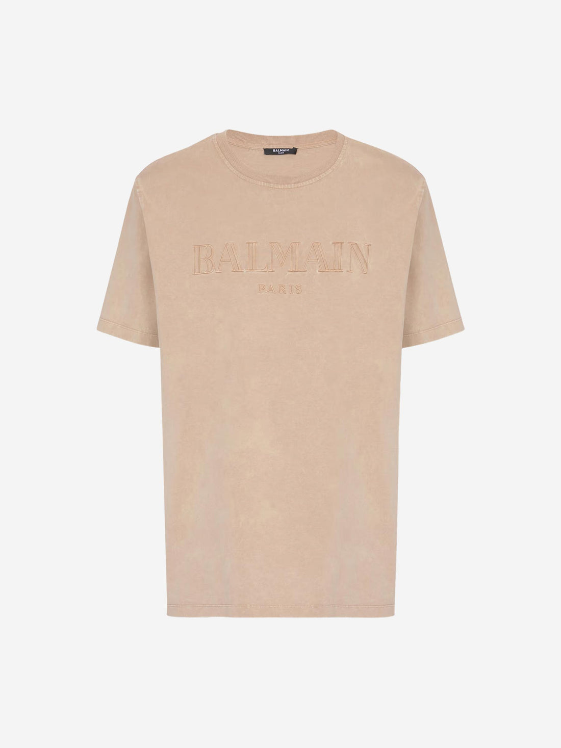 Balmain Hombre Barcelona Camiseta Logo Algodón color Nude sku 553-004113 03 - Foto 1