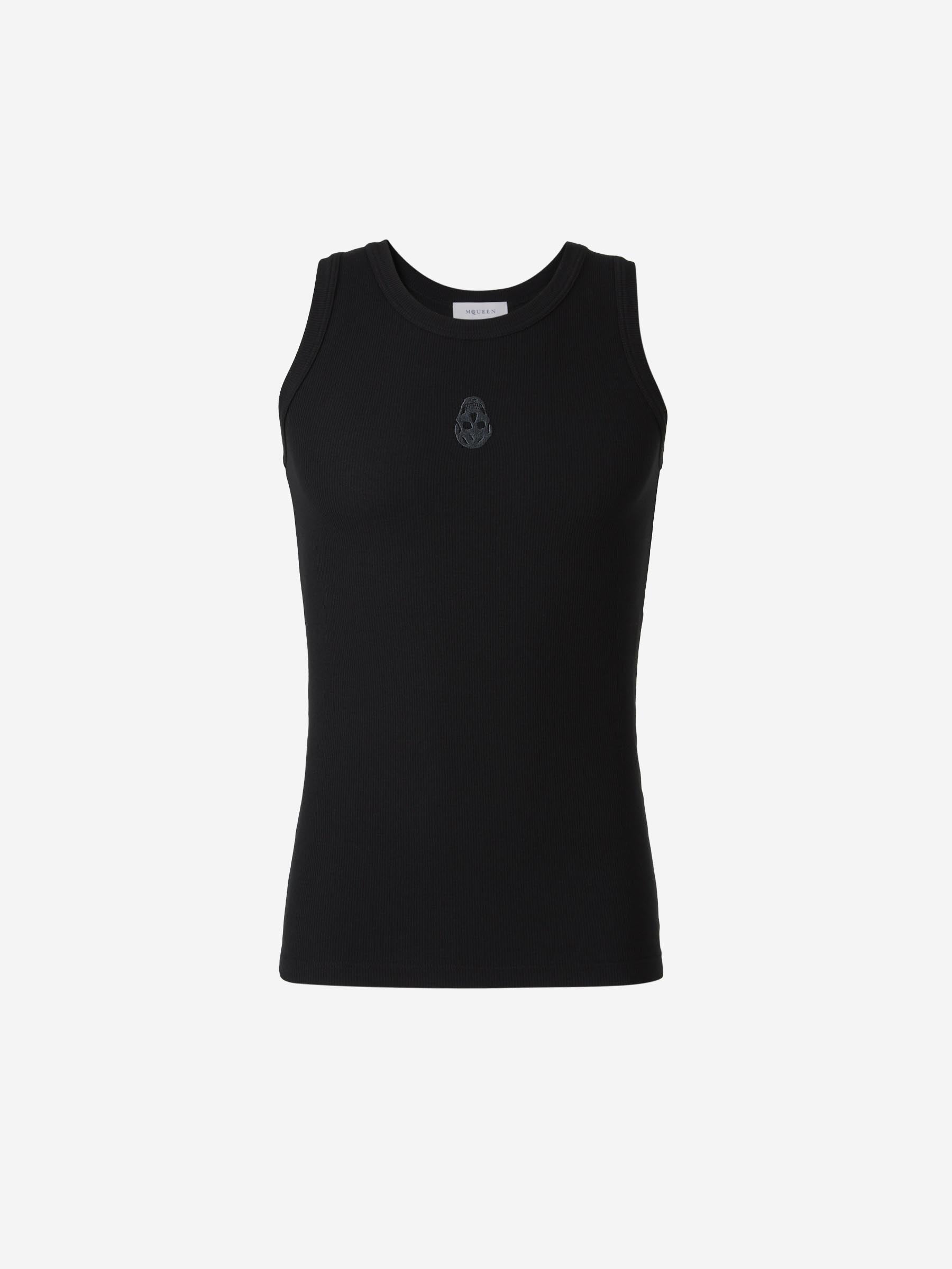 Outlet online McQueen Hombre Camiseta Tirantes Algodón color Negro sku 553-004118 01 - Foto 1
