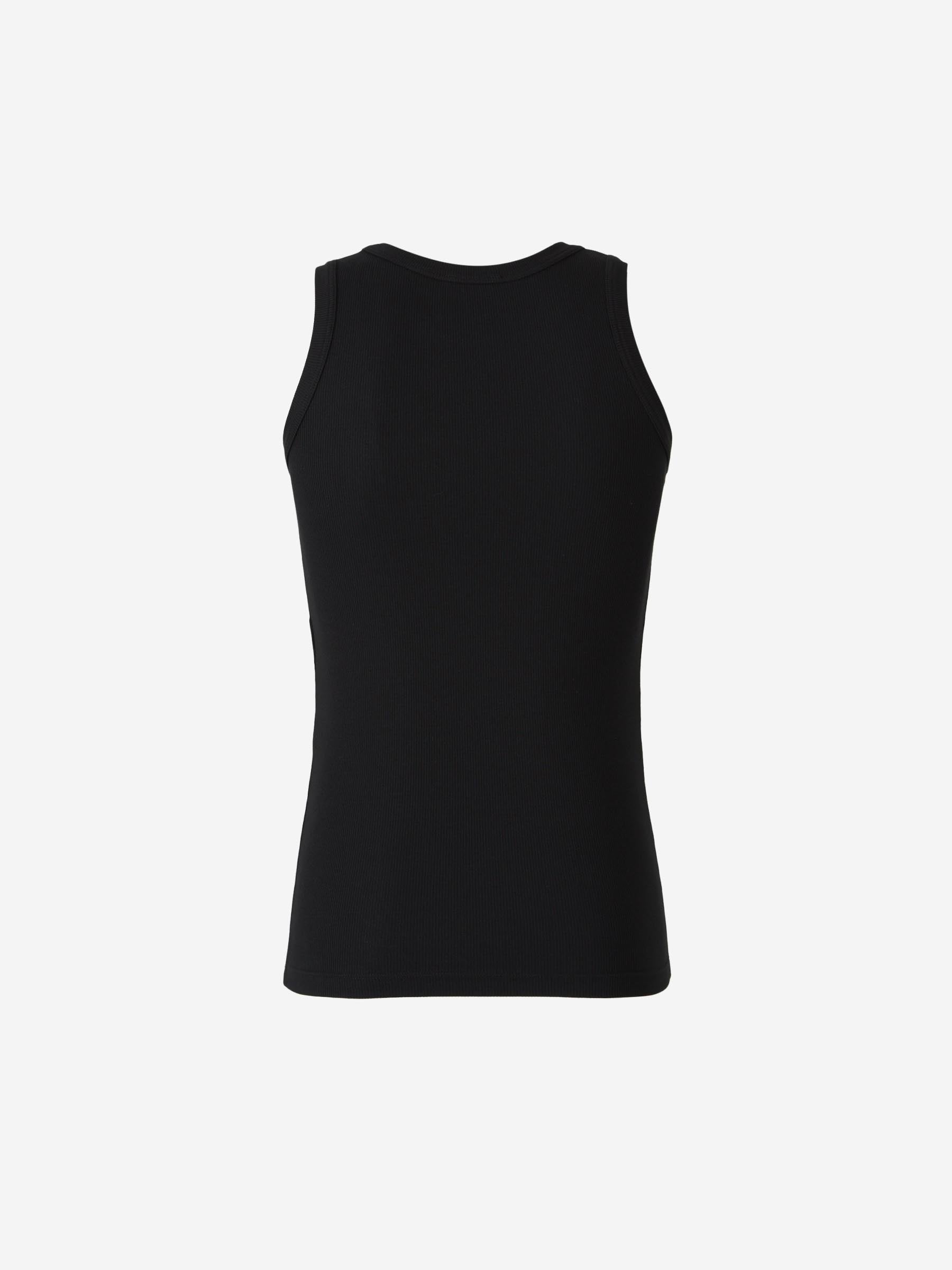 Alexander McQueen Hombre Barcelona Camiseta Tirantes Algodón color Negro sku 553-004118 01 - Foto 3