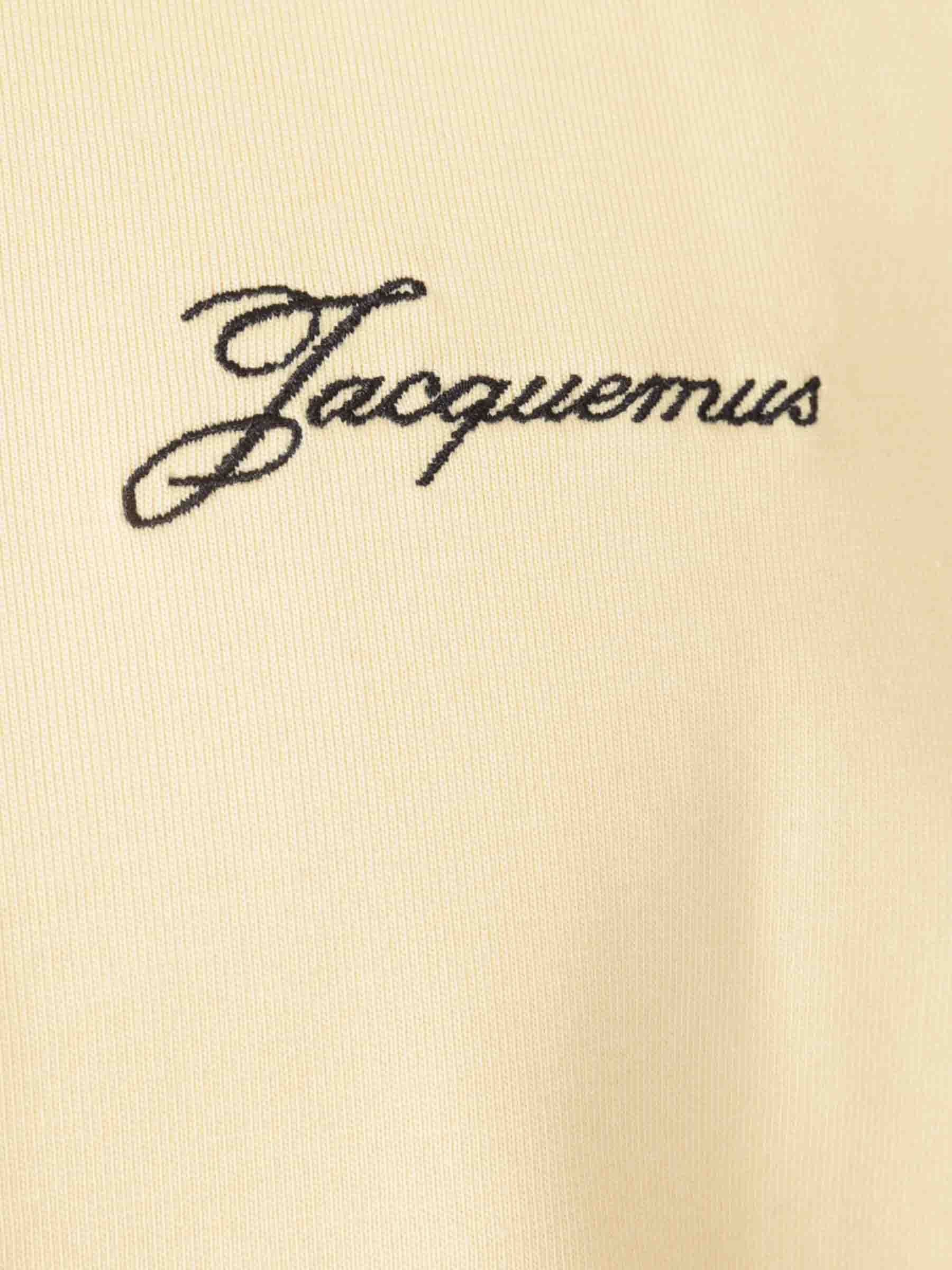 Jacquemus Hombre Barcelona Camiseta Haltères Algodón color Amarillo Claro sku 553-004125 00 - Foto 2