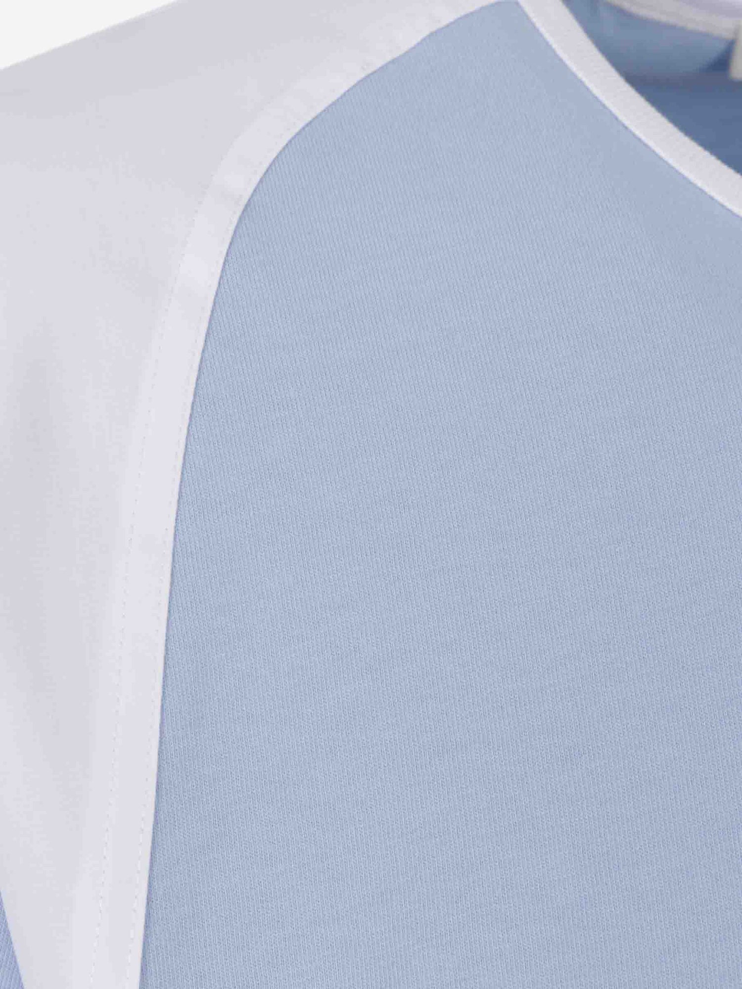 Wales Bonner Hombre Barcelona Camiseta Algodón Bicolor color Azul Celeste sku 553-004203 01 - Foto 3