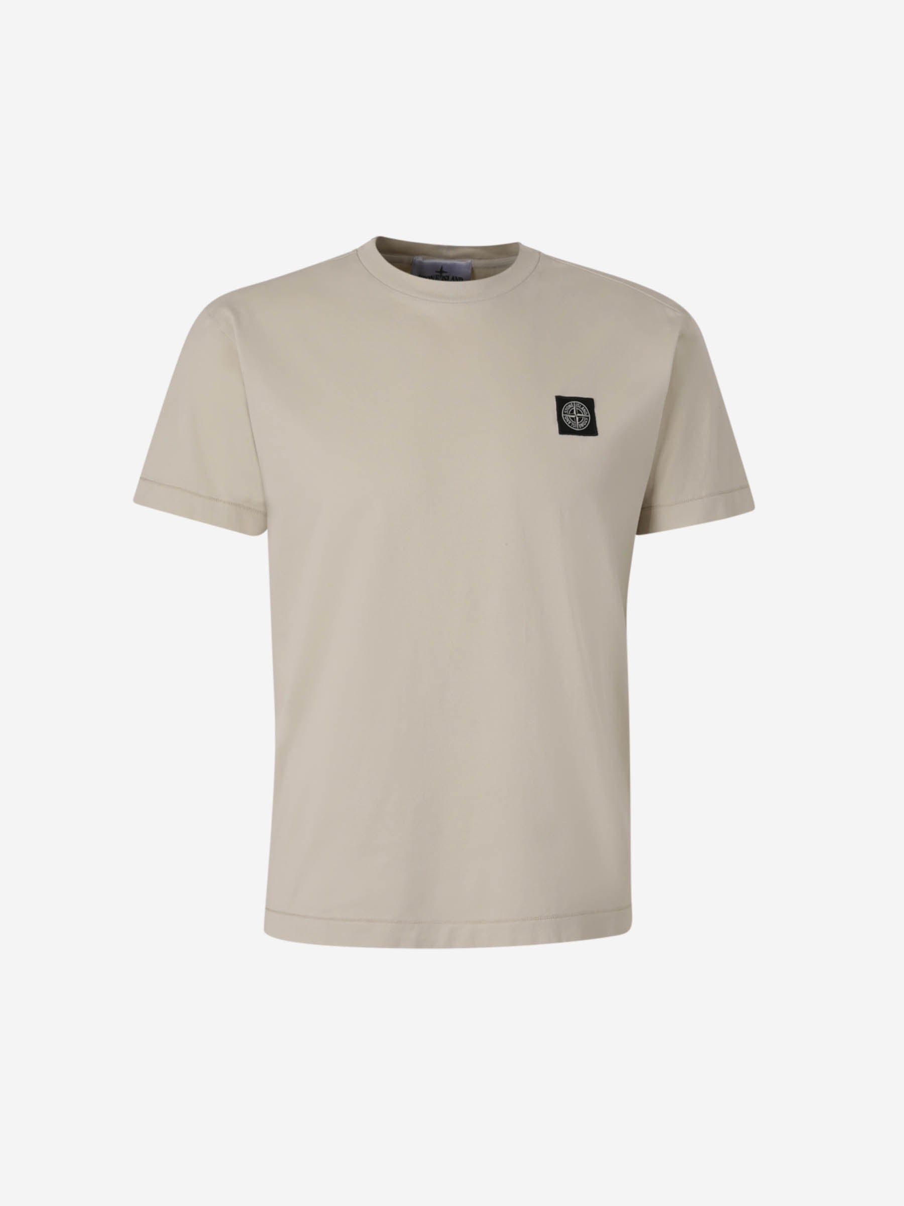 Stone Island Hombre Barcelona Camiseta Logo Algodón color Crema sku 553-004207 04 - Foto 1